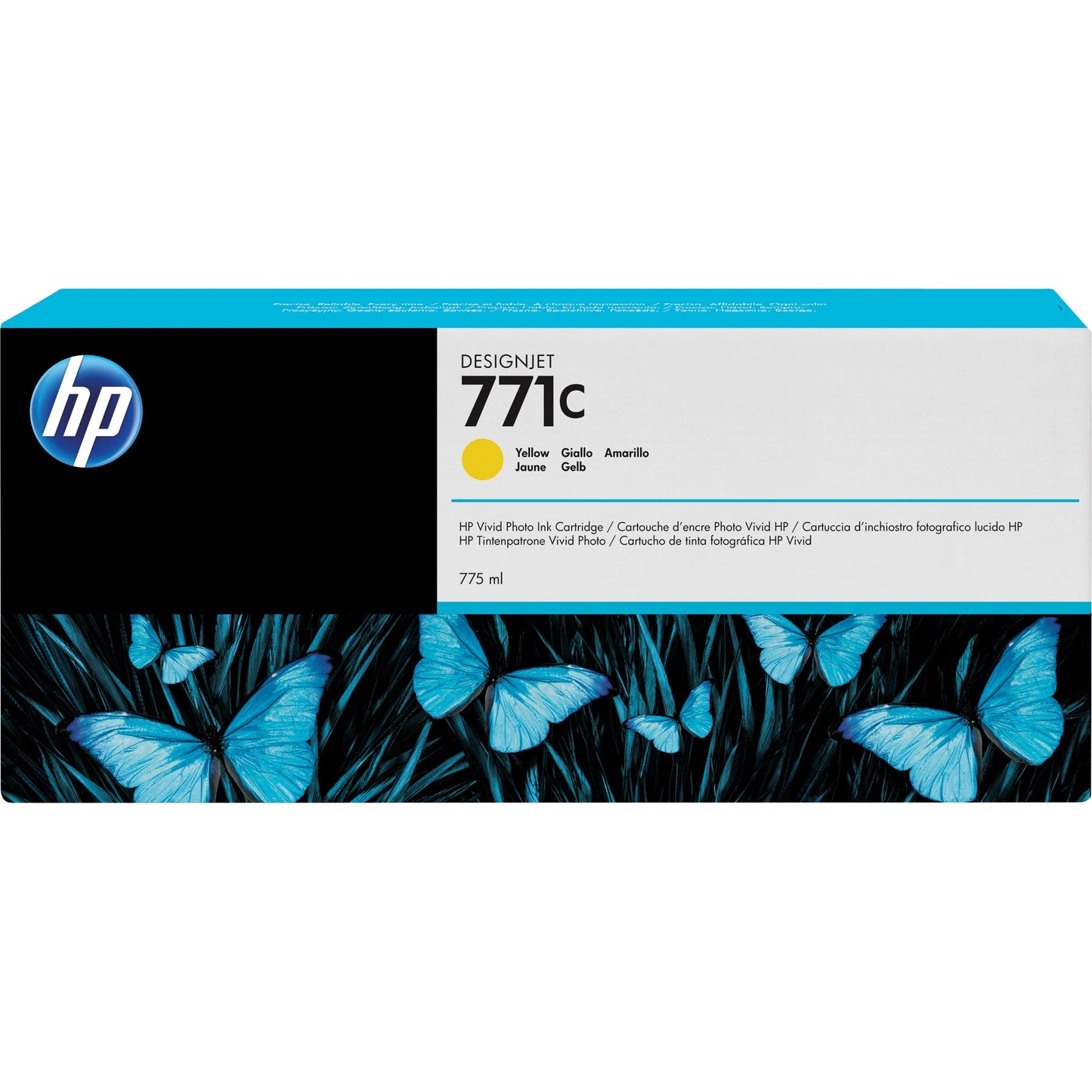 HP Tintenpatrone Originalzubehör 771C gelb 775ml