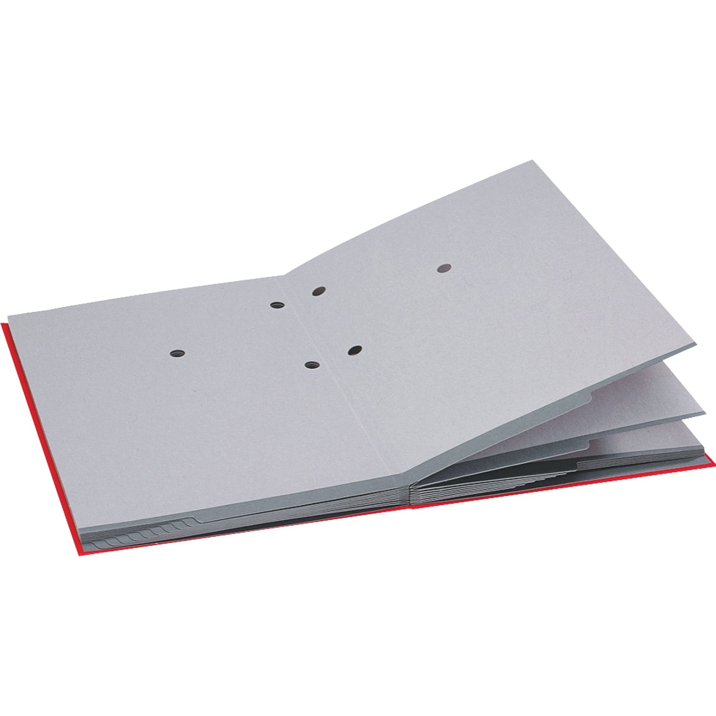 Leitz Unterschriftenmappe DIN A4 Graupappe, 100 % recycelt rot grau 20 Fächer