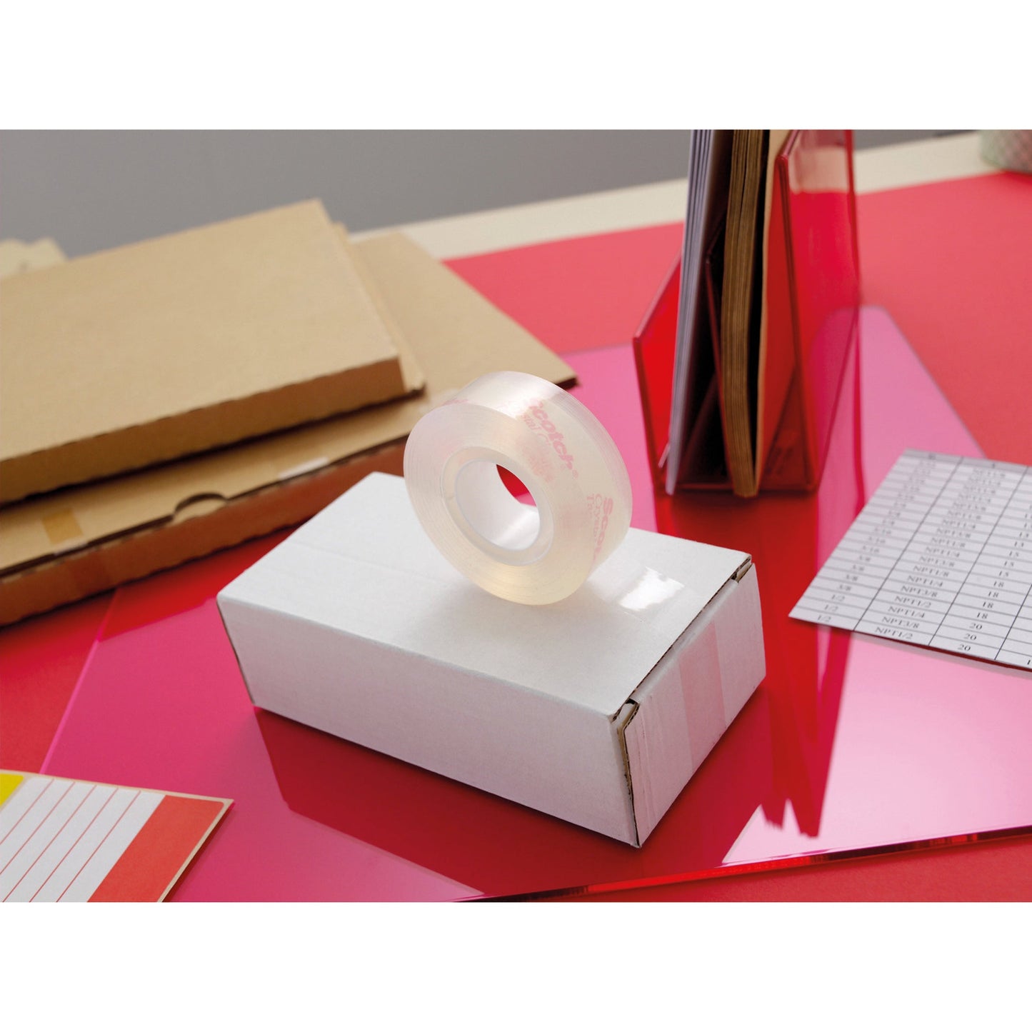 Scotch® Klebefilm Crystal Promotion 19 mm x 33 m (B x L) einseitig klebend mit Lösungsmittel Acrylat transparent 8 St./Pack.