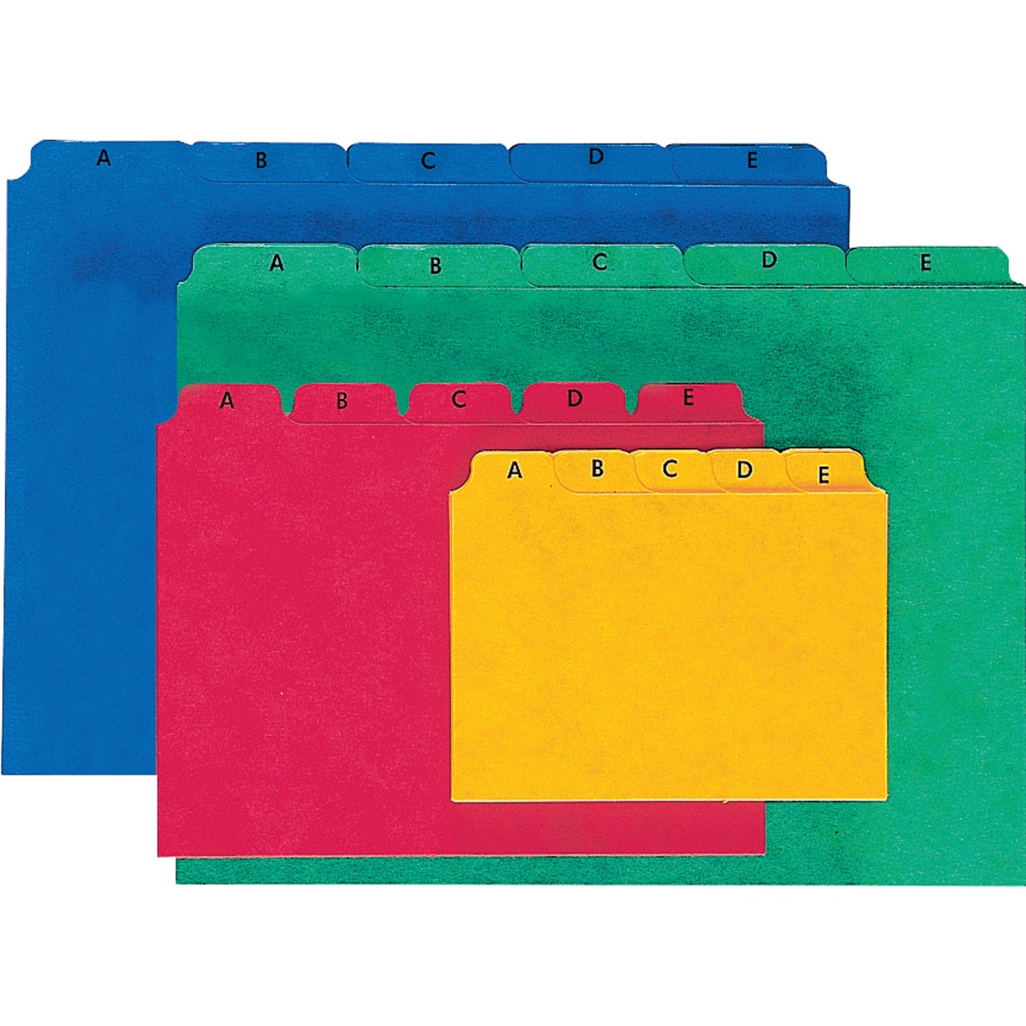 PAGNA Leitkarte DIN A5 A-Z Pressspankarton blau 25 Registerblätter