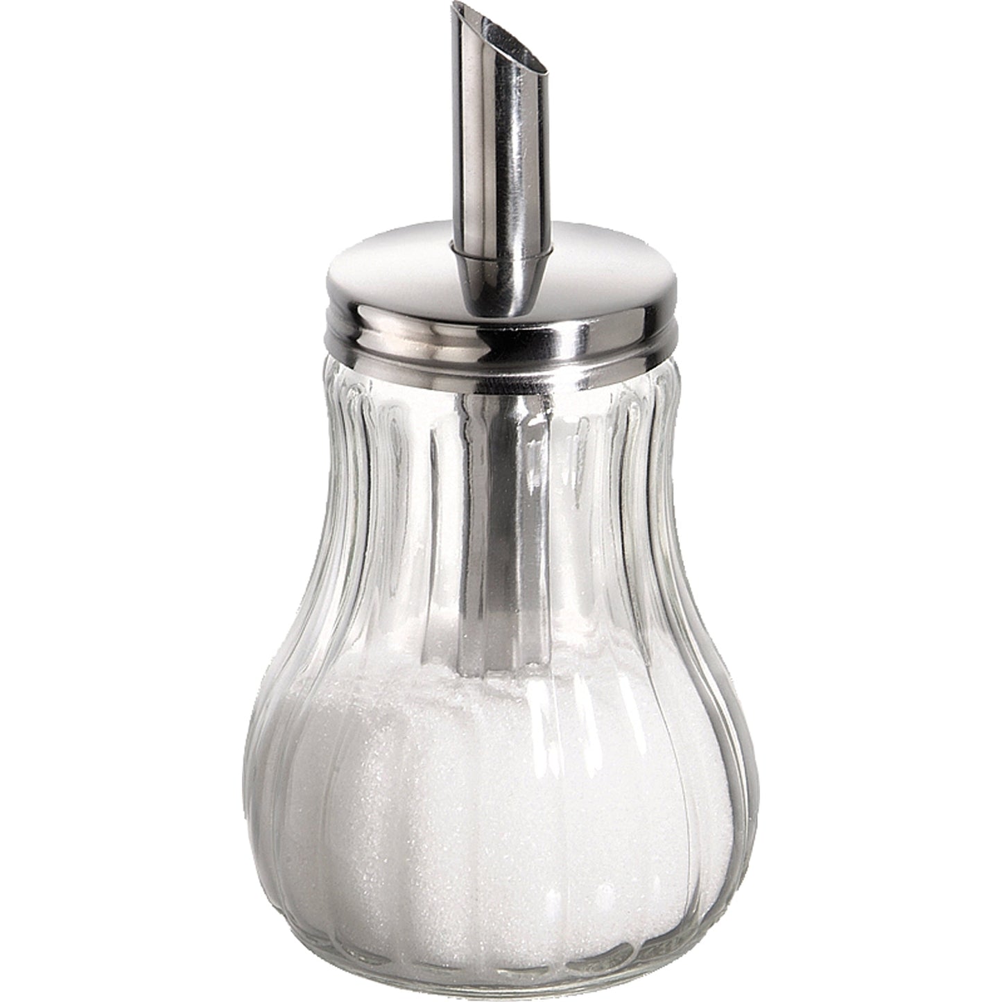 APS Zuckerdosierer BOB 250ml spülmaschinengeeignet Glas/Edelstahl klar/silber