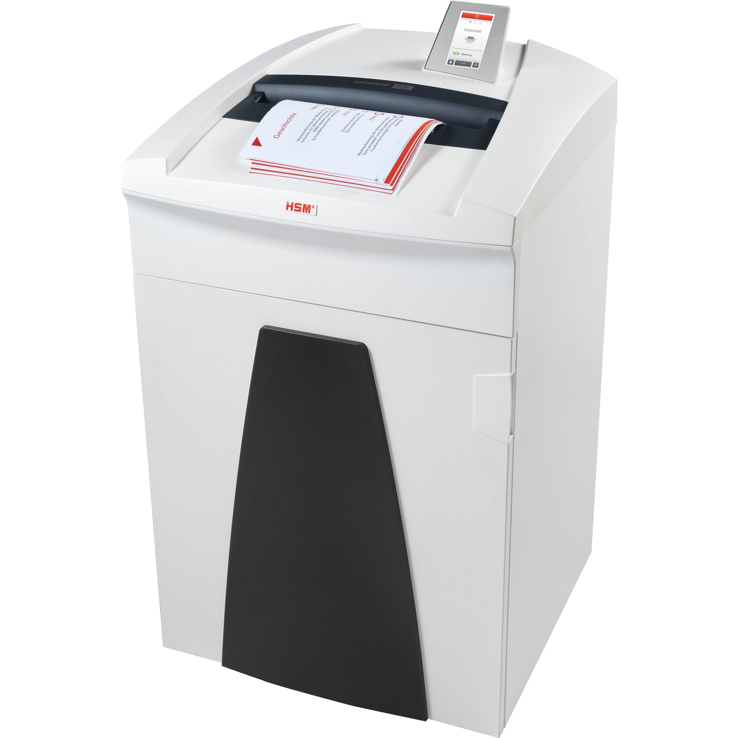 HSM® Aktenvernichter SECURIO P36i P-5 Papier, Heftklammern, Büroklammern, Kreditkarten Partikelschnitt weiß