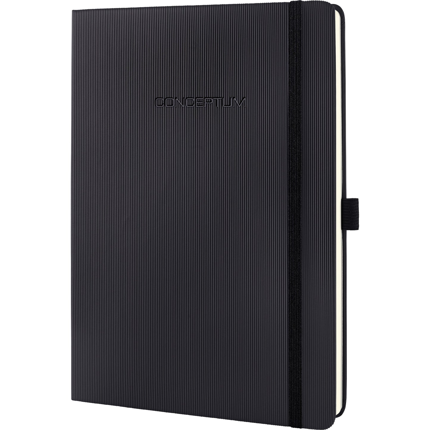 SIGEL Notizbuch Conceptum kariert schwarz 97 Bl.