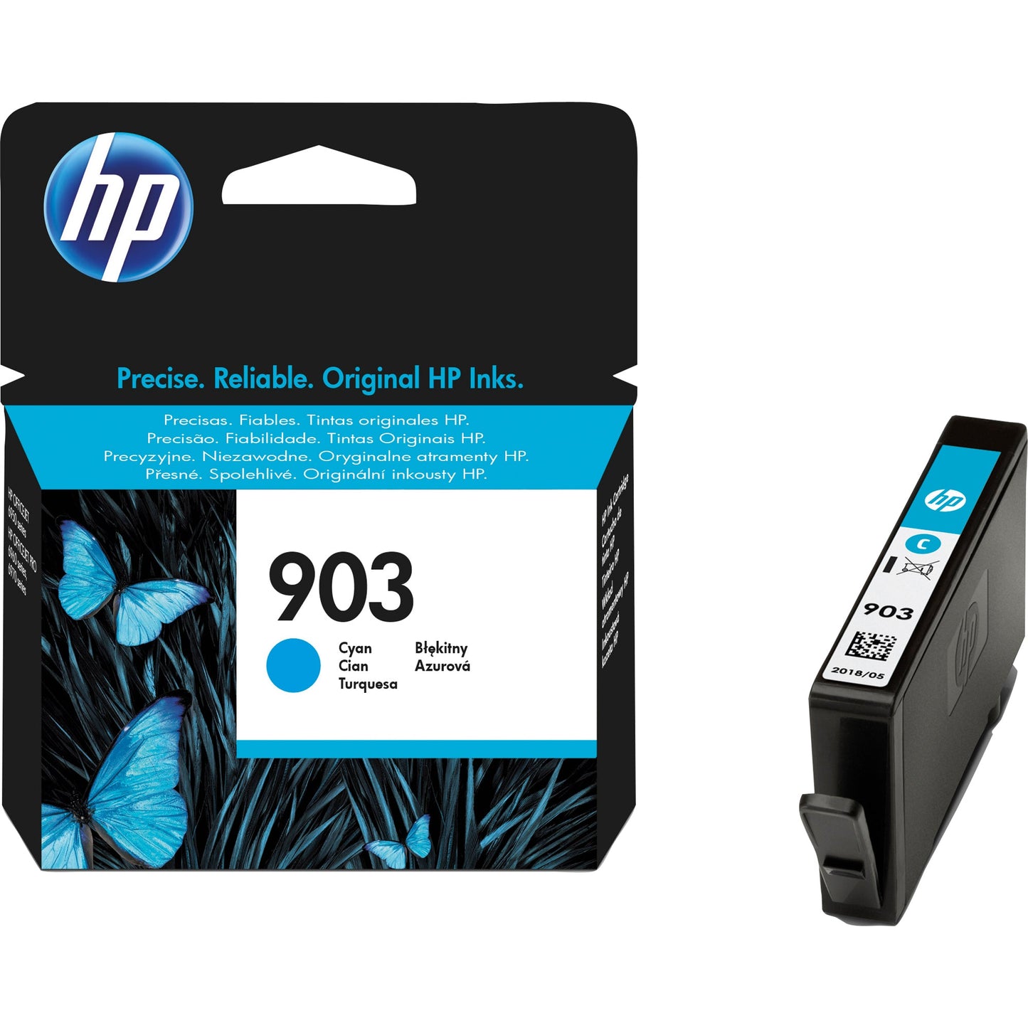 HP Tintenpatrone Originalzubehör 903 ca. 315 Seiten cyan 4ml