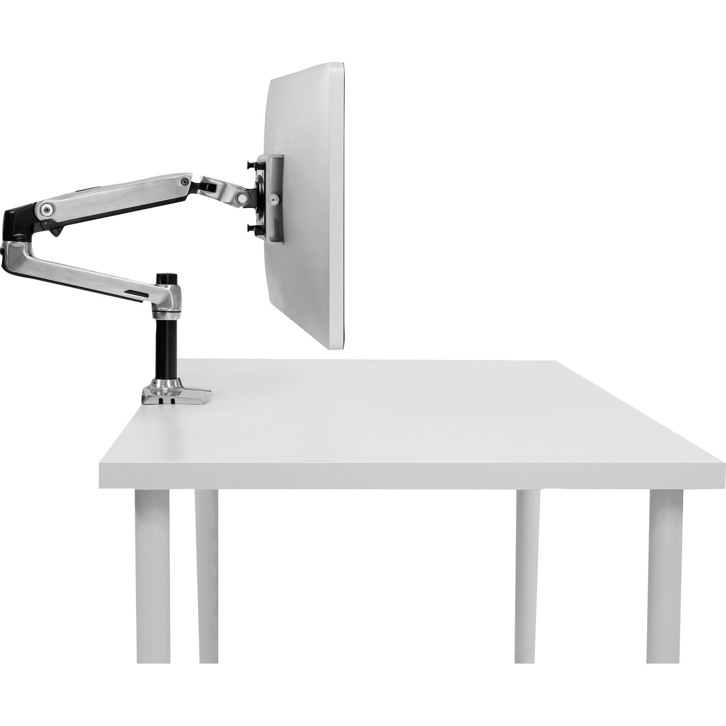 ERGOTRON Monitorschwenkarm LX 3,2-11,3kg Aluminium, poliert schwarz/silber