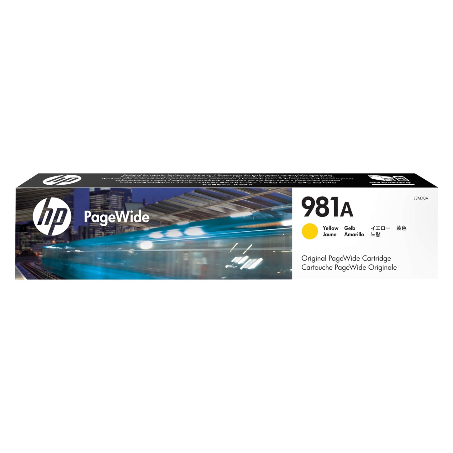 HP Tintenpatrone Originalzubehör 981A ca. 6.000 Seiten gelb 68,5ml