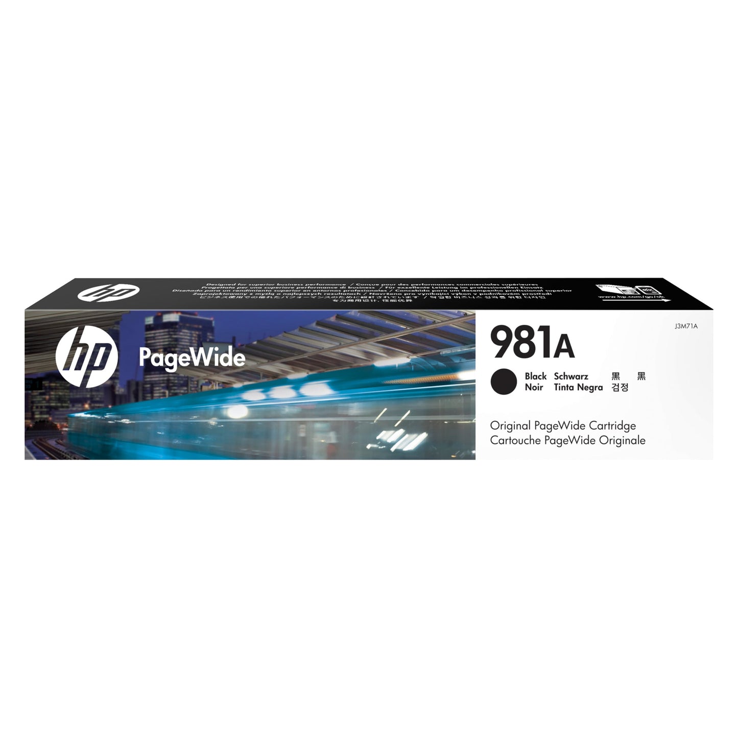 HP Tintenpatrone Originalzubehör 981A ca. 6.000 Seiten schwarz 106ml