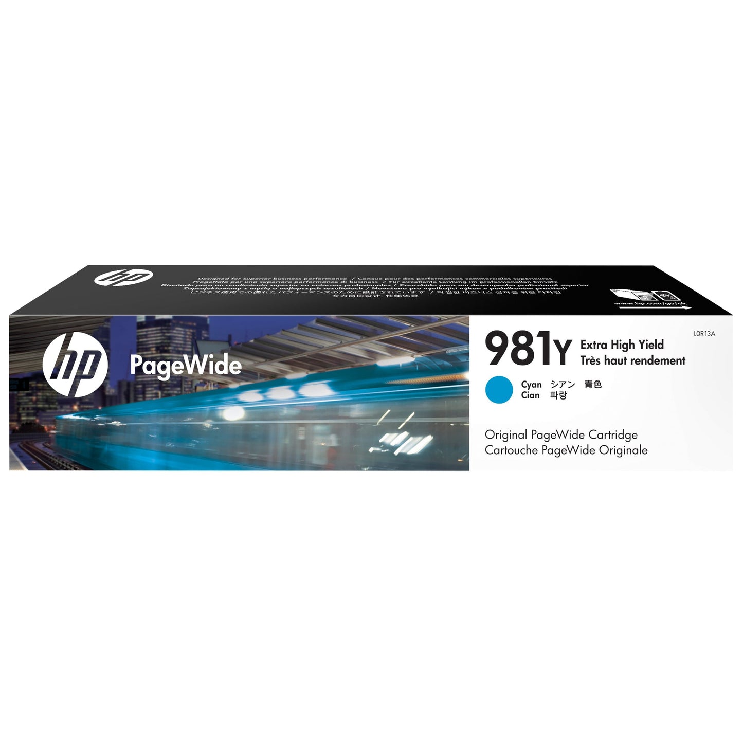 HP Tintenpatrone Originalzubehör 981Y ca. 16.000 Seiten cyan 185ml
