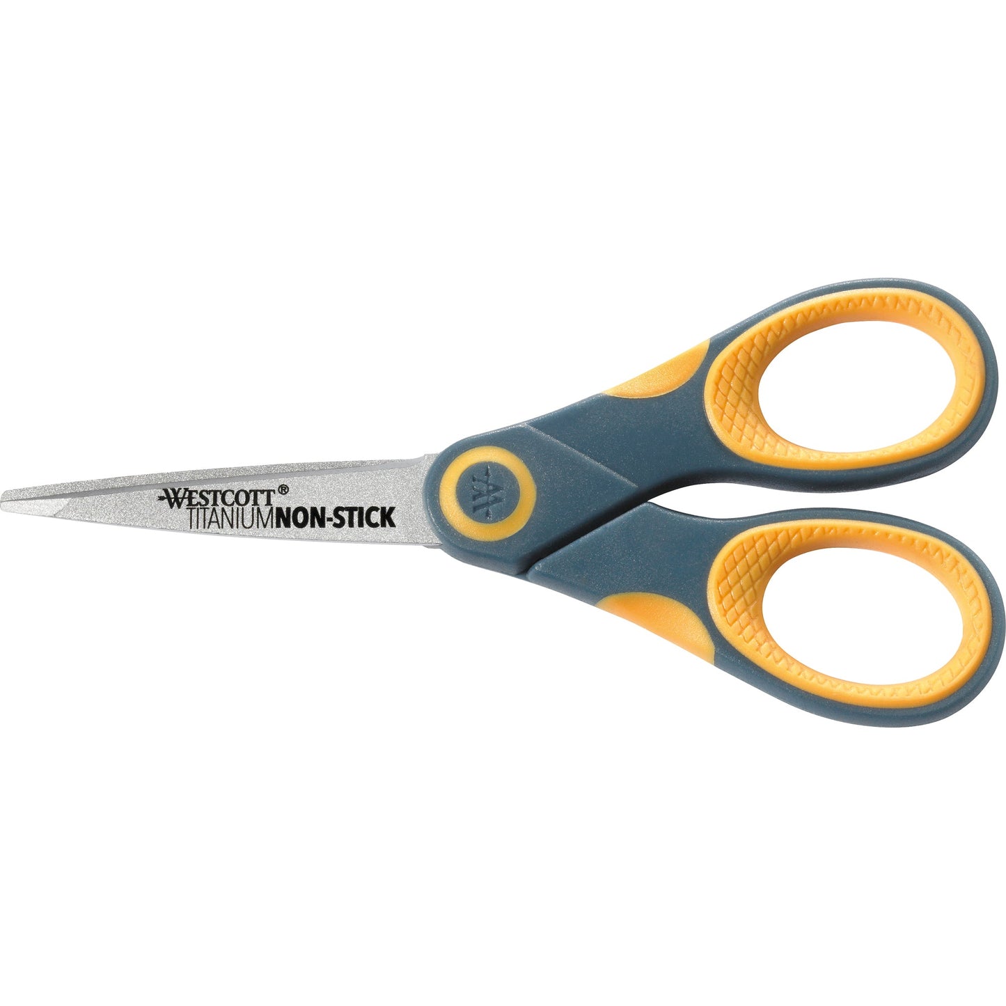 Westcott Universalschere Titanium Non Stick 127mm Rechtshänder Stahl grau/gelb
