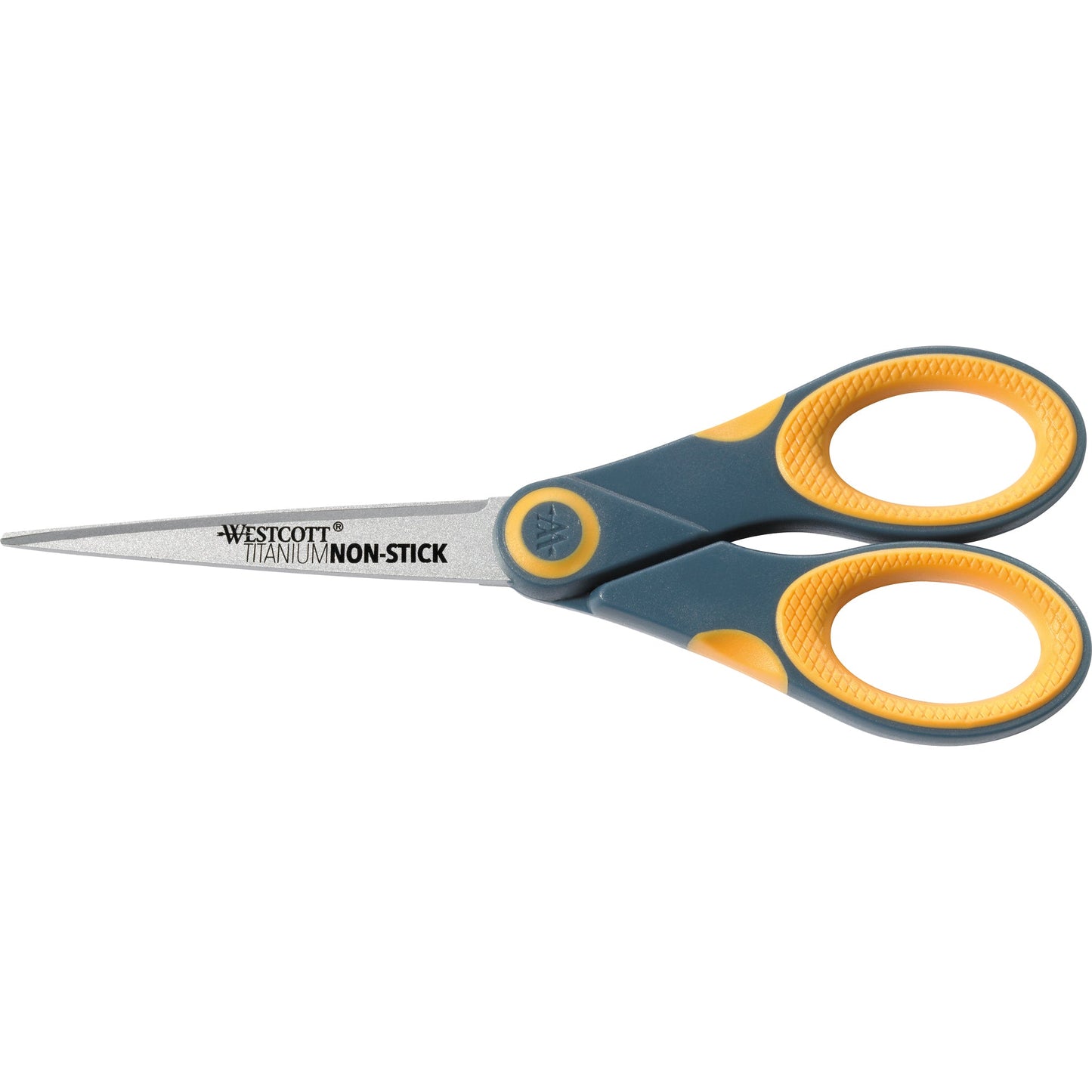Westcott Universalschere Titanium Non Stick 180mm Rechtshänder Stahl grau/gelb