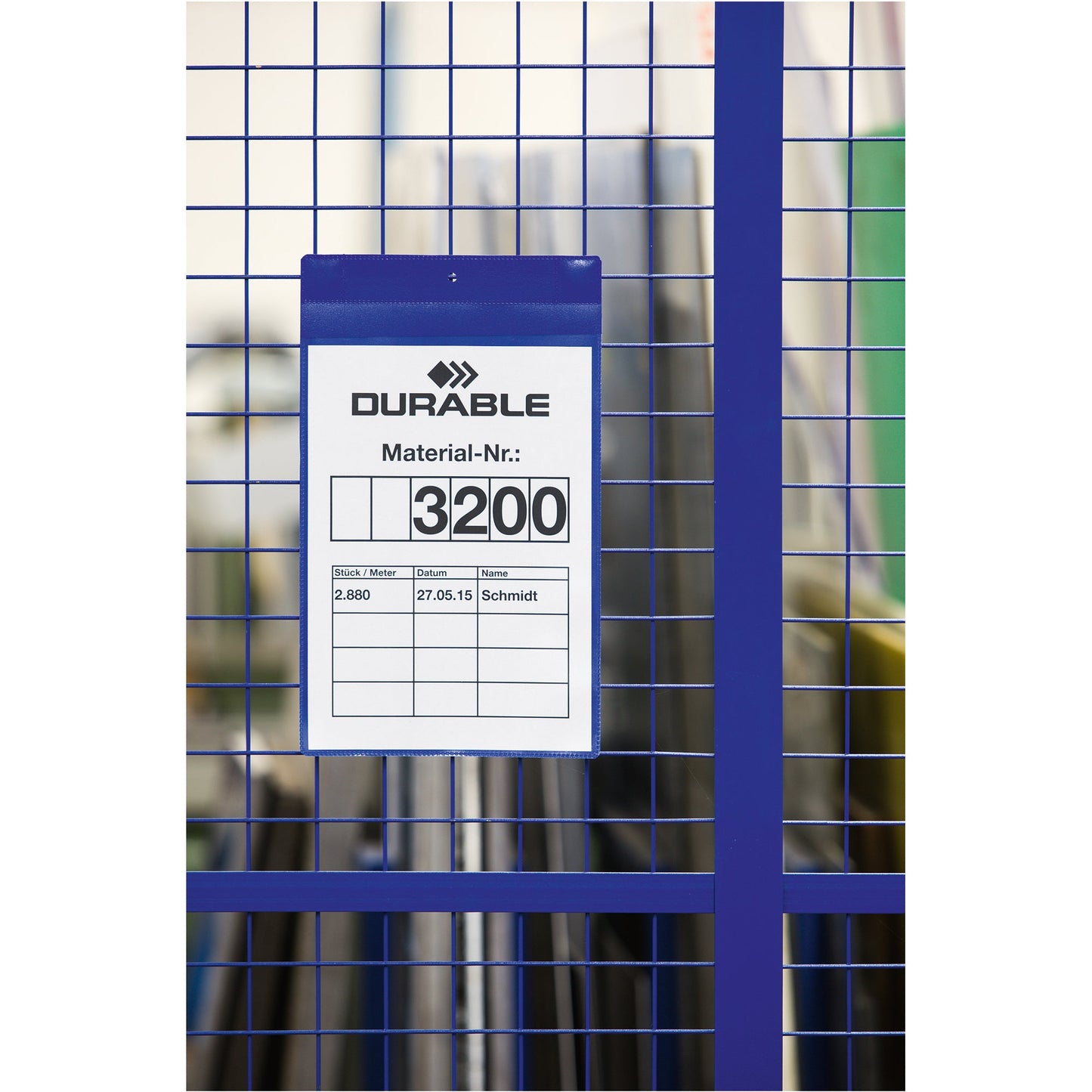 DURABLE Sichttasche Neodym DIN A4 Polypropylen dunkelblau 10 St./Pack.