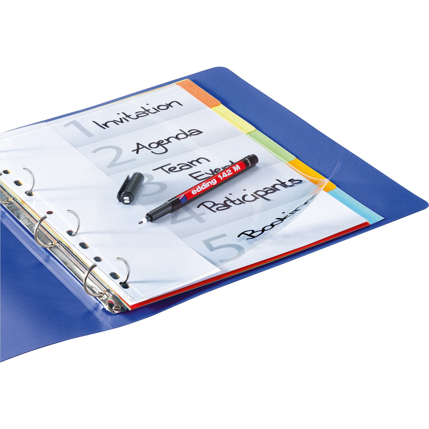 edding Folienstift 142 M 1mm blau nicht dokumentenecht