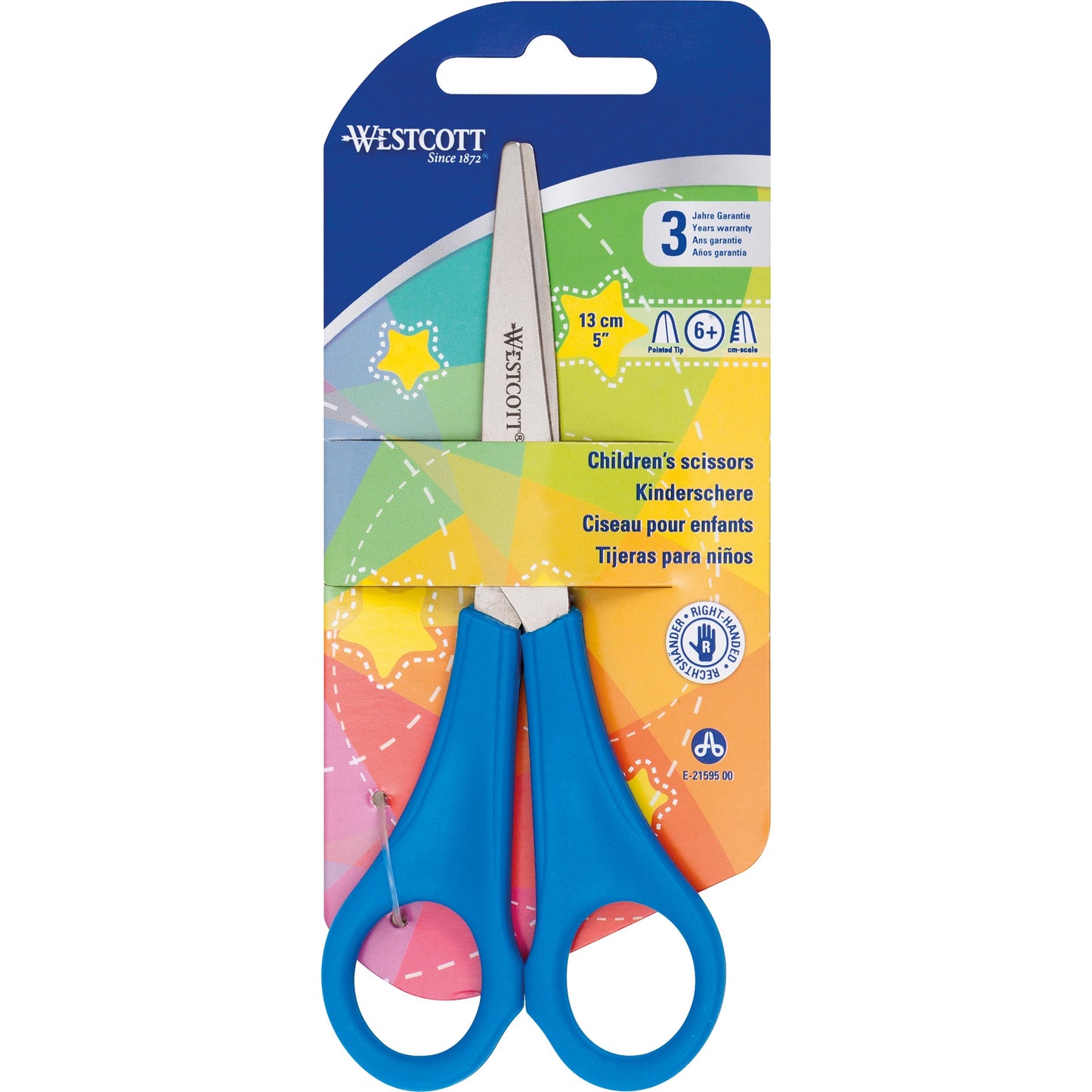 Westcott Bastelschere Kids 130mm Stahl blau