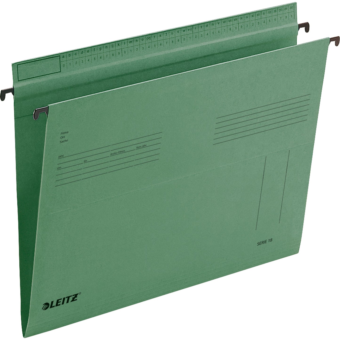 Leitz Hängemappe SERIE 18 DIN A4 320g/m² Karton grün