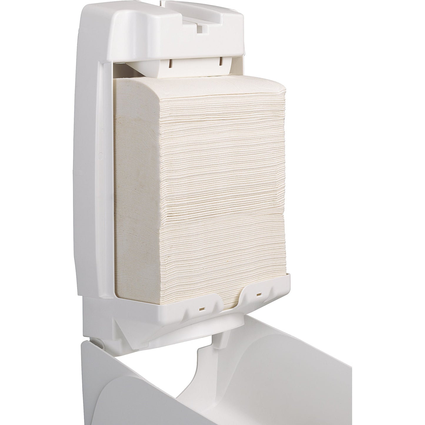 Aquarius Handtuchspender Interfold-Falz / W-Falz 26,5 x 39,9 x 13,6 cm (B x H x T) Kunststoff weiß