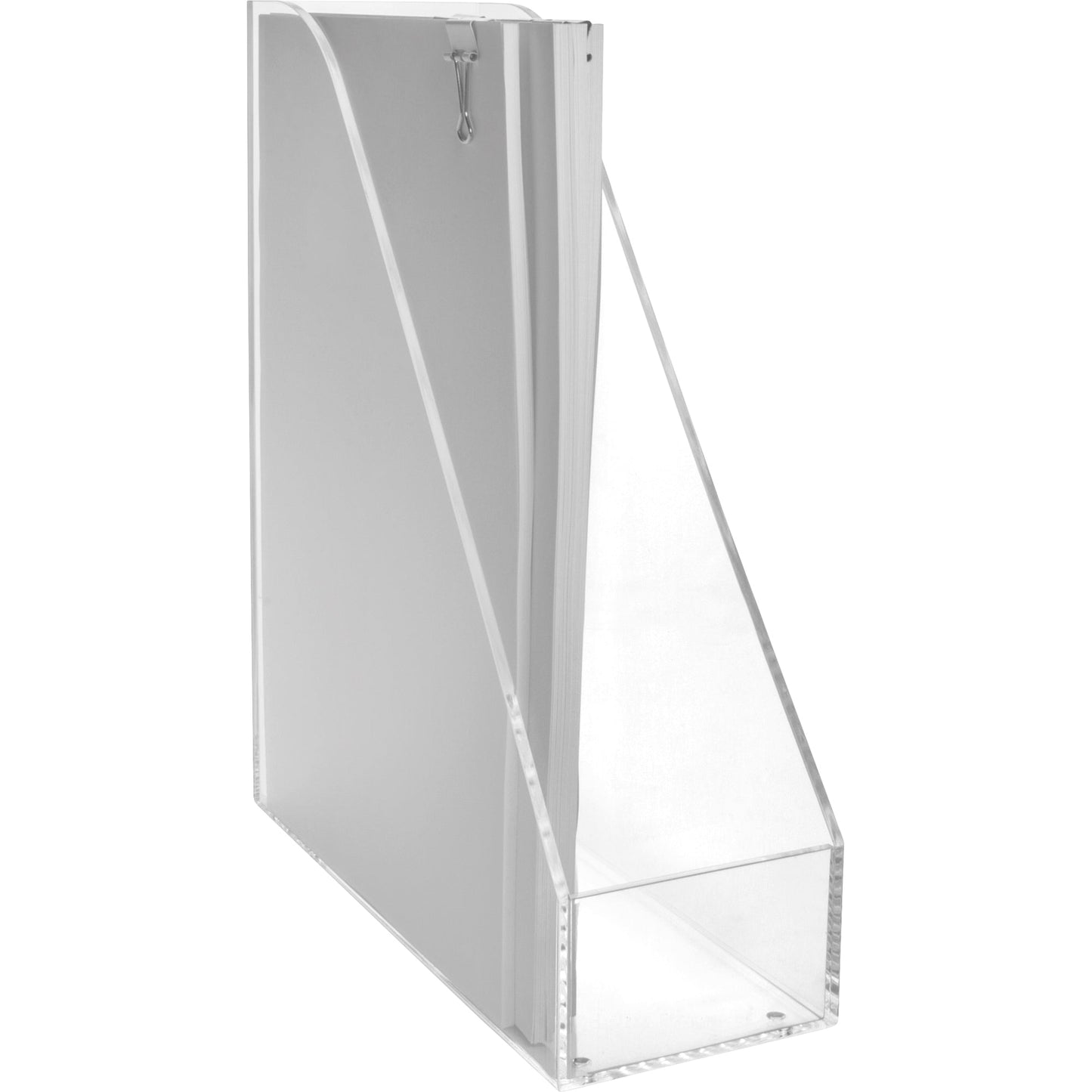 MAUL Stehsammler Acryl 9,5 x 30,8 x 26,1 cm (B x H x T) DIN A4 Werkstoff: Acryl glasklar