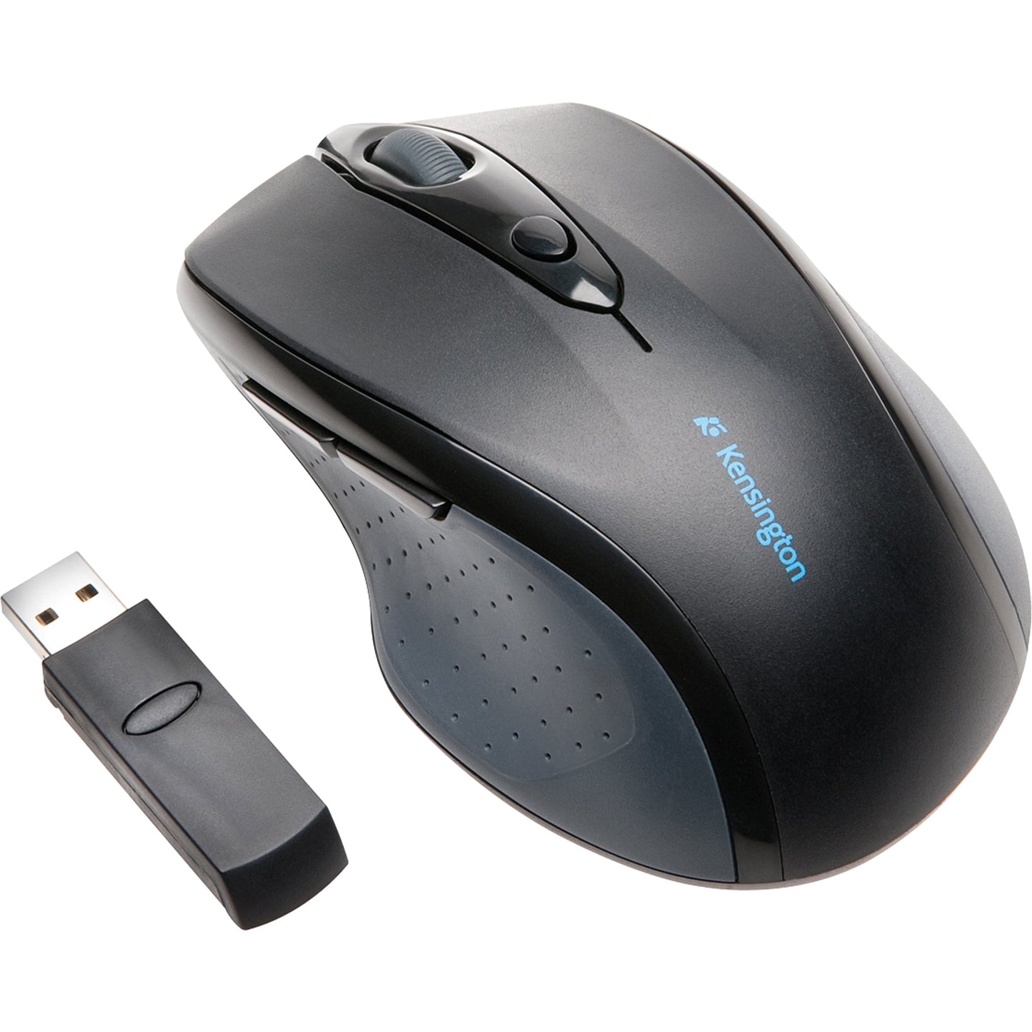 Kensington Optische PC Maus Pro Fit® Rechtshänder ergonomisch USB-A 8m Batterie schwarz