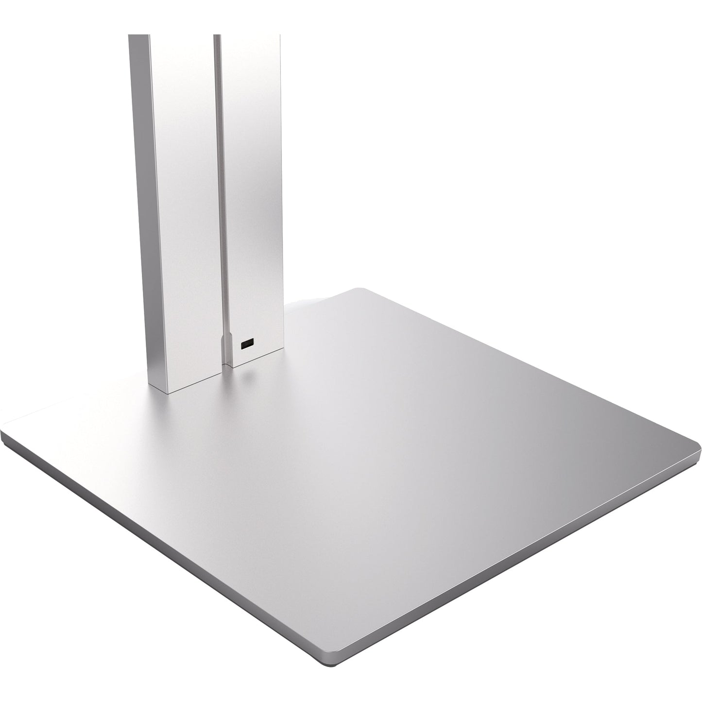 DURABLE Tabletständer FLOOR 27 x 121,5 x 27 cm (B x H x T) Stahl/Aluminium/ABS Kunststoff silber metallic