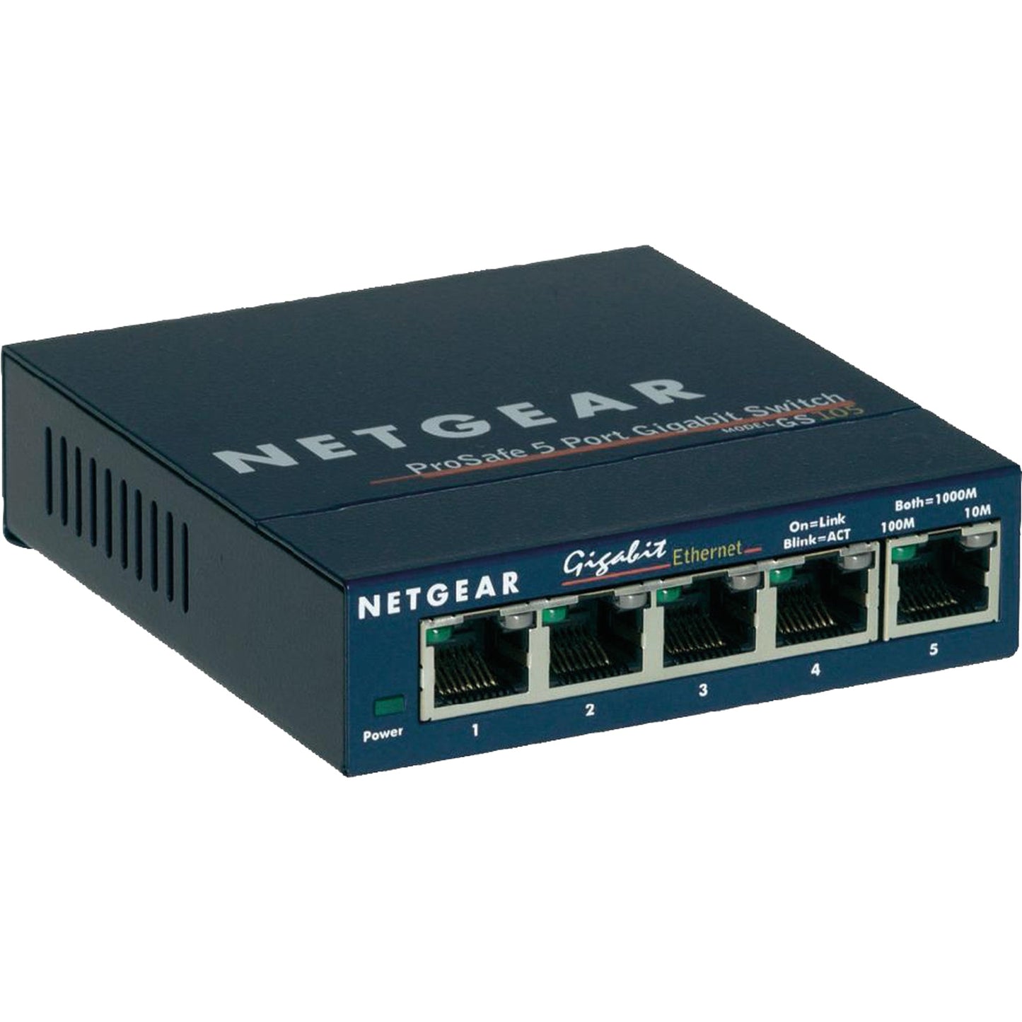 NETGEAR Netzwerk-Switch GS105 Windows®, Mac universell Netzbetrieb 5 RJ45-Ports