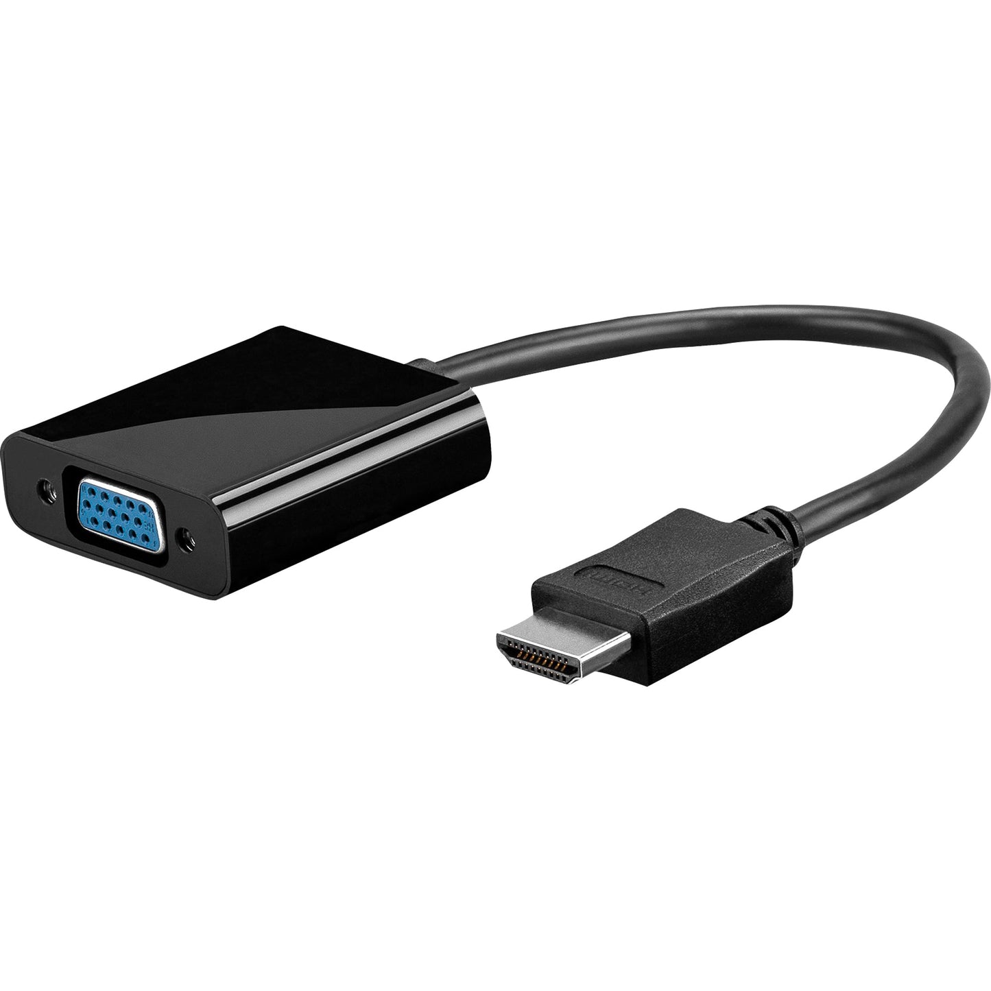 Goobay® Adapter HDMI-Stecker/VGA-Buchse inkl. 3,5 mm Klinkenkabel schwarz