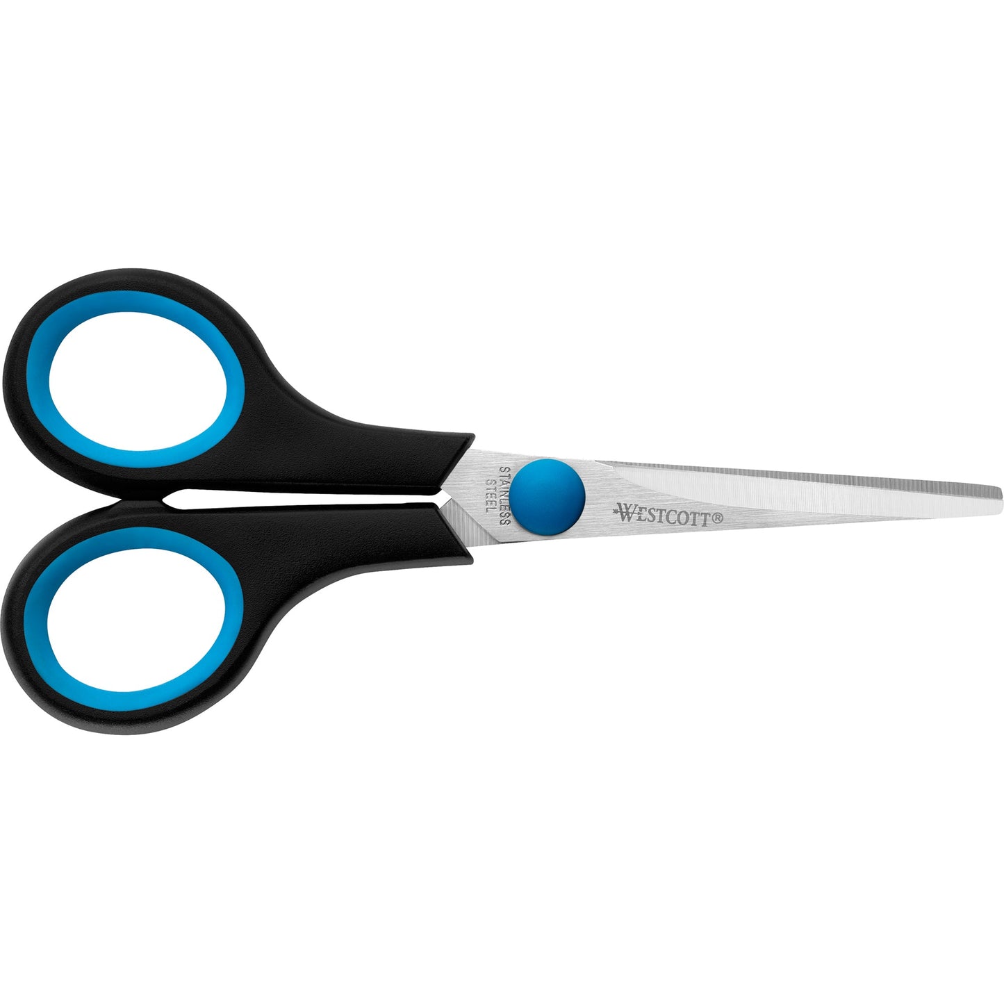 Westcott Universalschere Easy Grip 140mm Linkshänder Stahl schwarz/blau