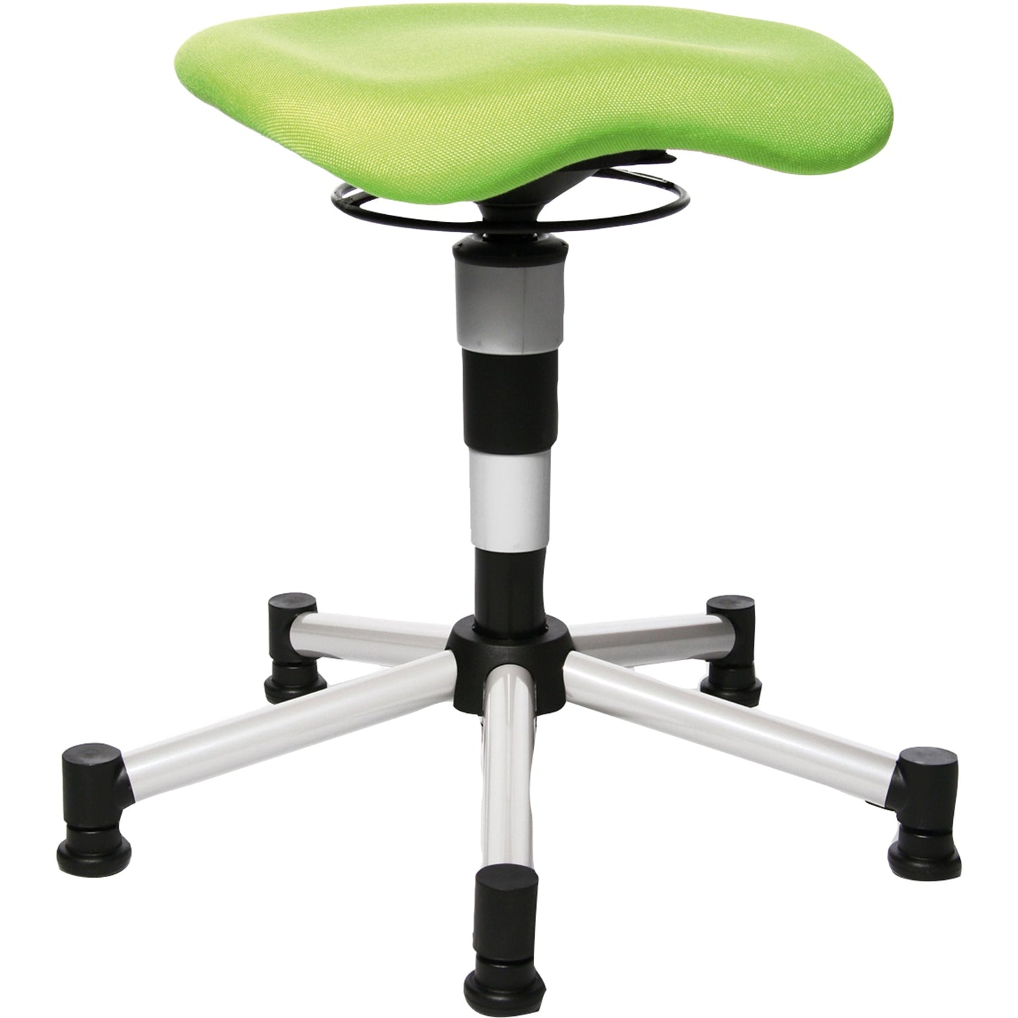 TOPSTAR Sitzhocker Body Balance 20 Orthositz grün Farbe des Fußkreuzes: alusilber