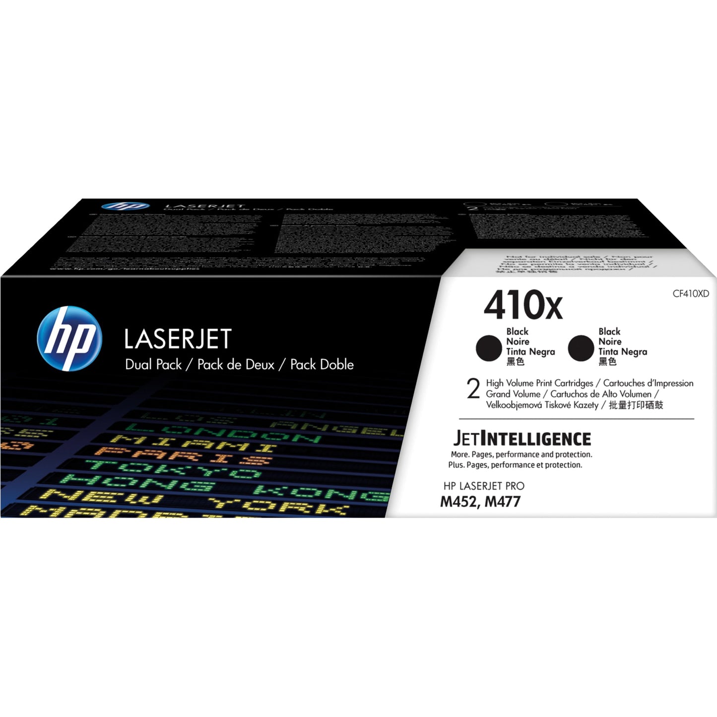 HP Toner Originalzubehör 410X ca. 2 x 6.500 Seiten schwarz 2 St./Pack.