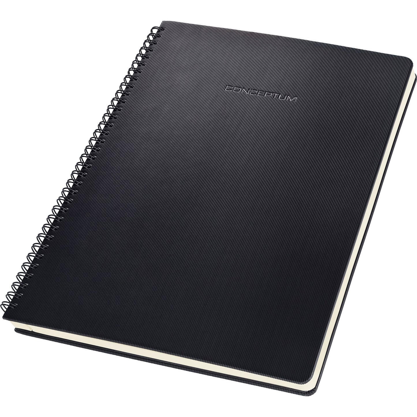 SIGEL Collegeblock Conceptum DIN A4 kariert 80g/m² Kunststoff schwarz 80 Bl.