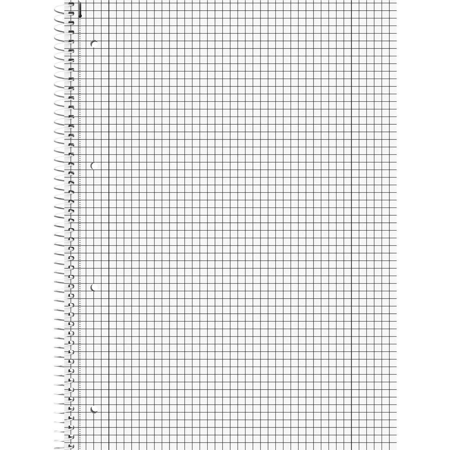BRUNNEN Collegeblock Student DIN A4 kariert mit Rand innen/außen 70g/m² rot 80 Bl.