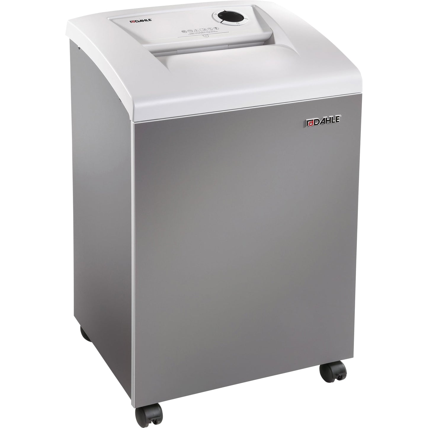 DAHLE Aktenvernichter 410air L plus P-4 Papier, Heftklammern, Büroklammern, Kreditkarten, CDs/DVDs Partikelschnitt 27 Bl. grau