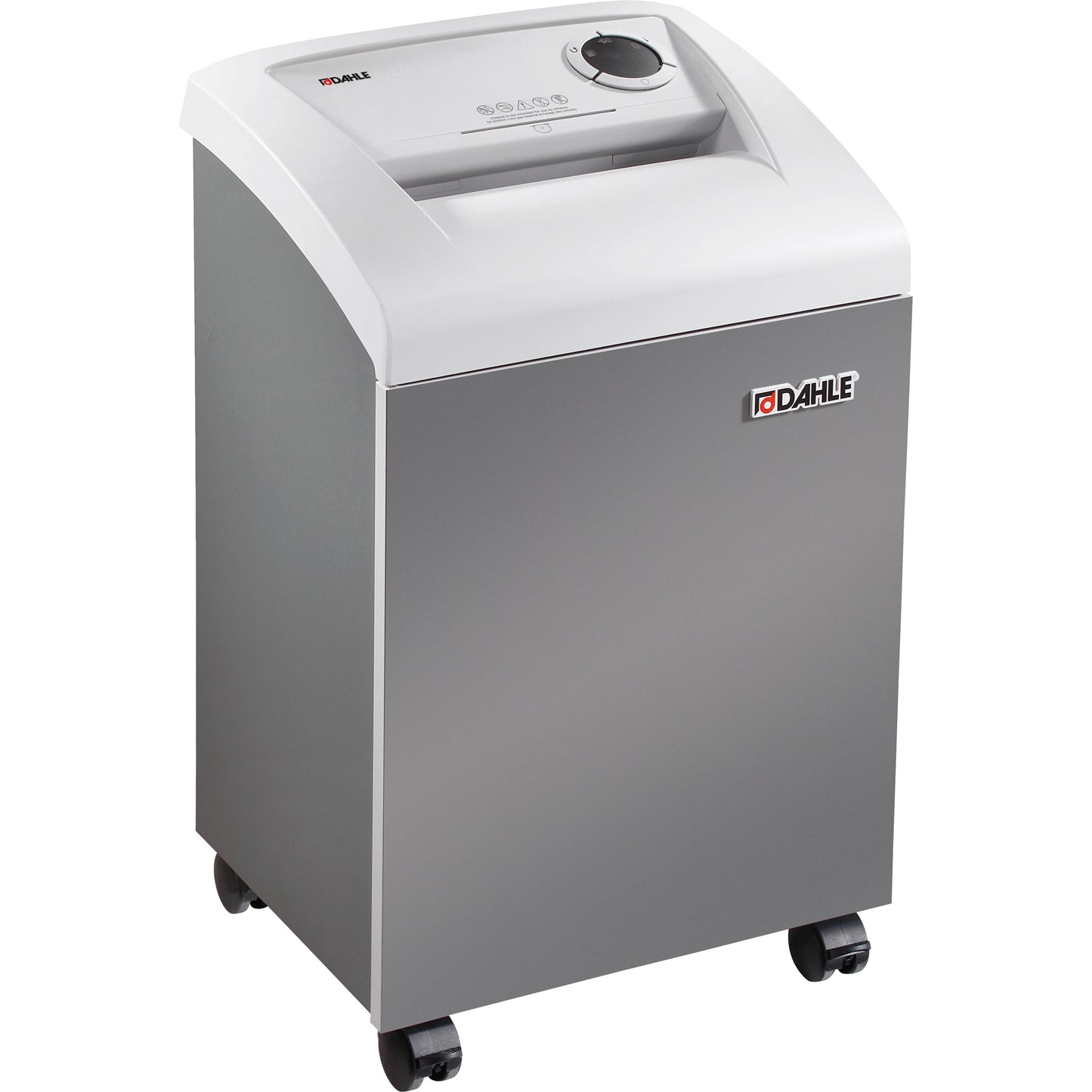 DAHLE Aktenvernichter 406air P-4 Papier, Heftklammern, Büroklammern, Kreditkarten, CDs/DVDs Partikelschnitt 19 Bl. grau