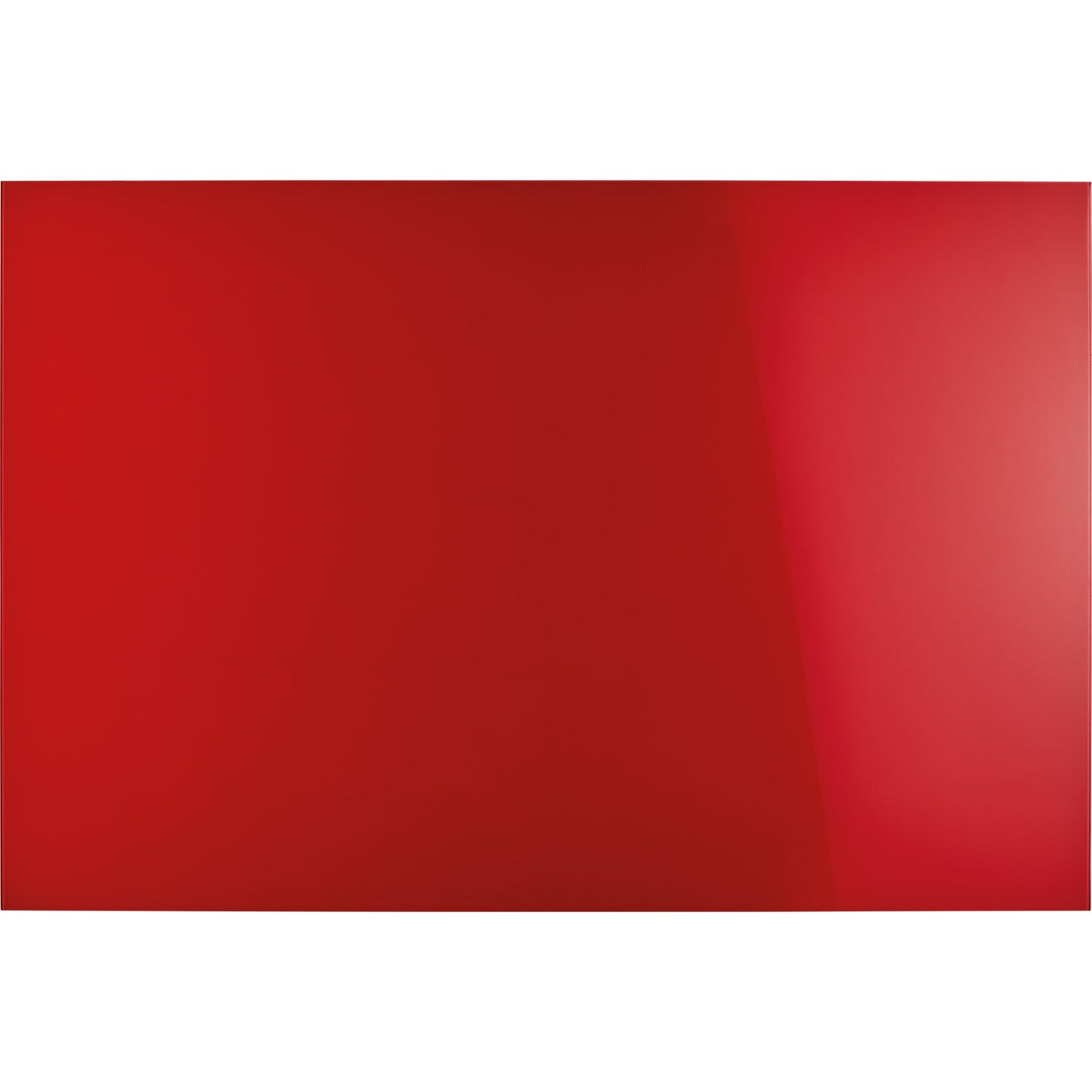 magnetoplan® Glasboard Design 120 x 90 x 0,5 cm (B x H x T) Tafel magnethaftend ESG-Sicherheitsglas intensivrot