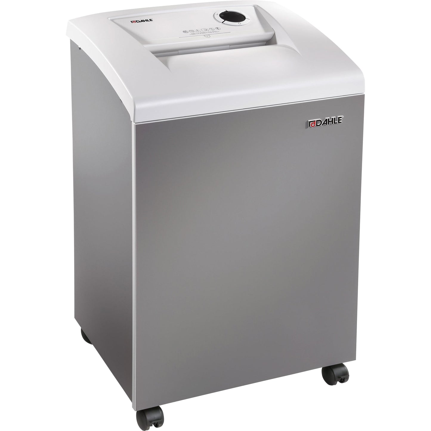 DAHLE Aktenvernichter 510 P-5 Papier, Heftklammern, Büroklammern, Kreditkarten Partikelschnitt 14 Bl. grau