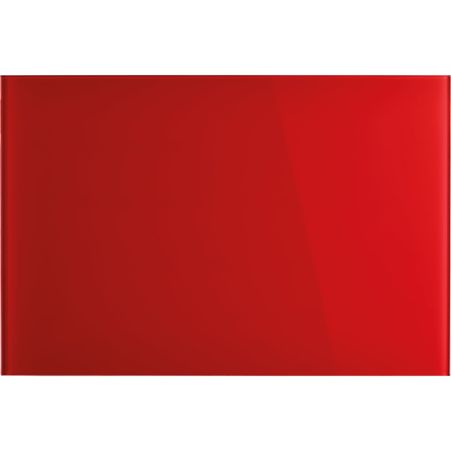 magnetoplan® Glasboard Design 60 x 40 x 0,5 cm (B x H x T) Tafel magnethaftend ESG-Sicherheitsglas intensivrot