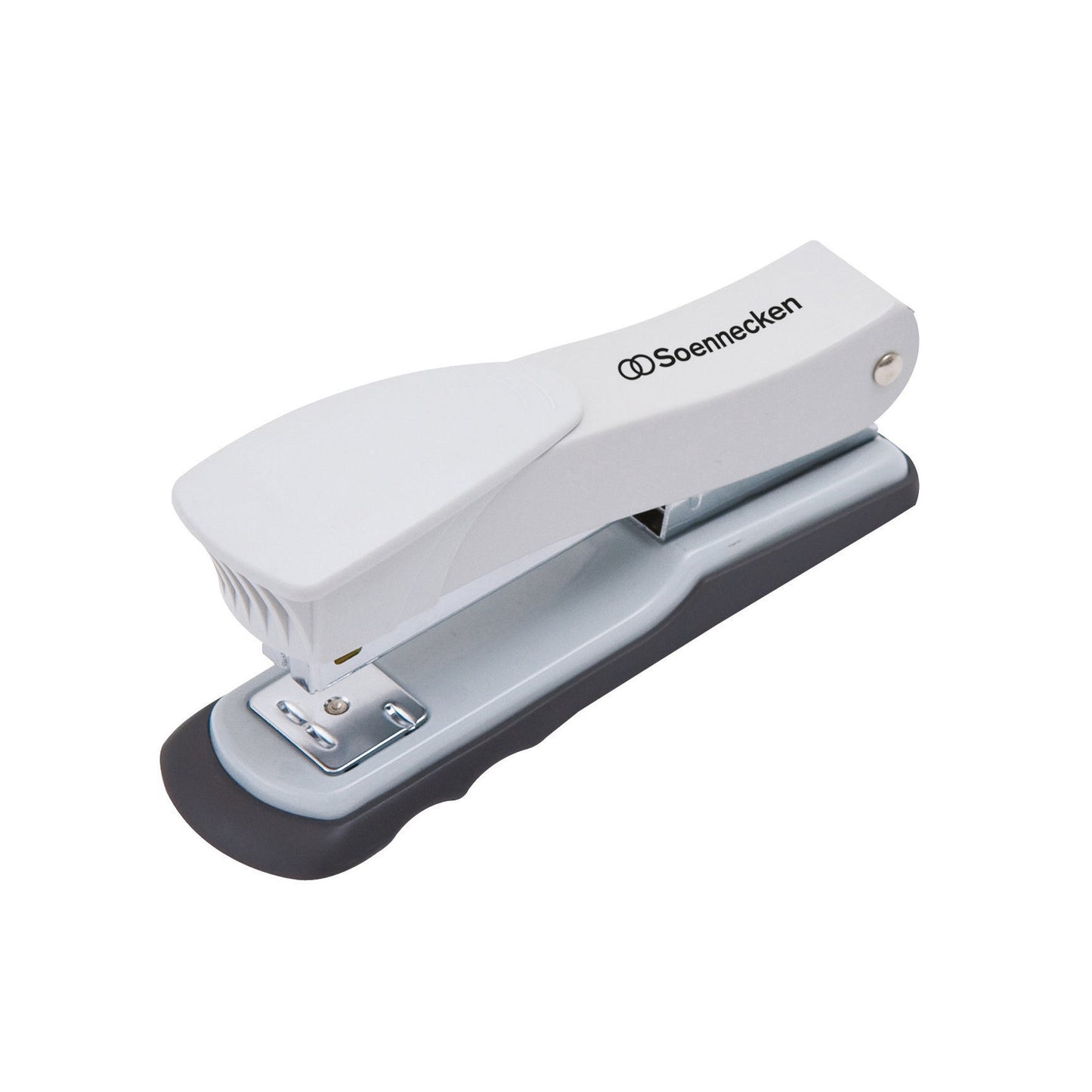 Soennecken Heftgerät 24/6, 26/6 fest/lösbar/nageln 20 Bl. (80 g/m²) Metall lichtgrau