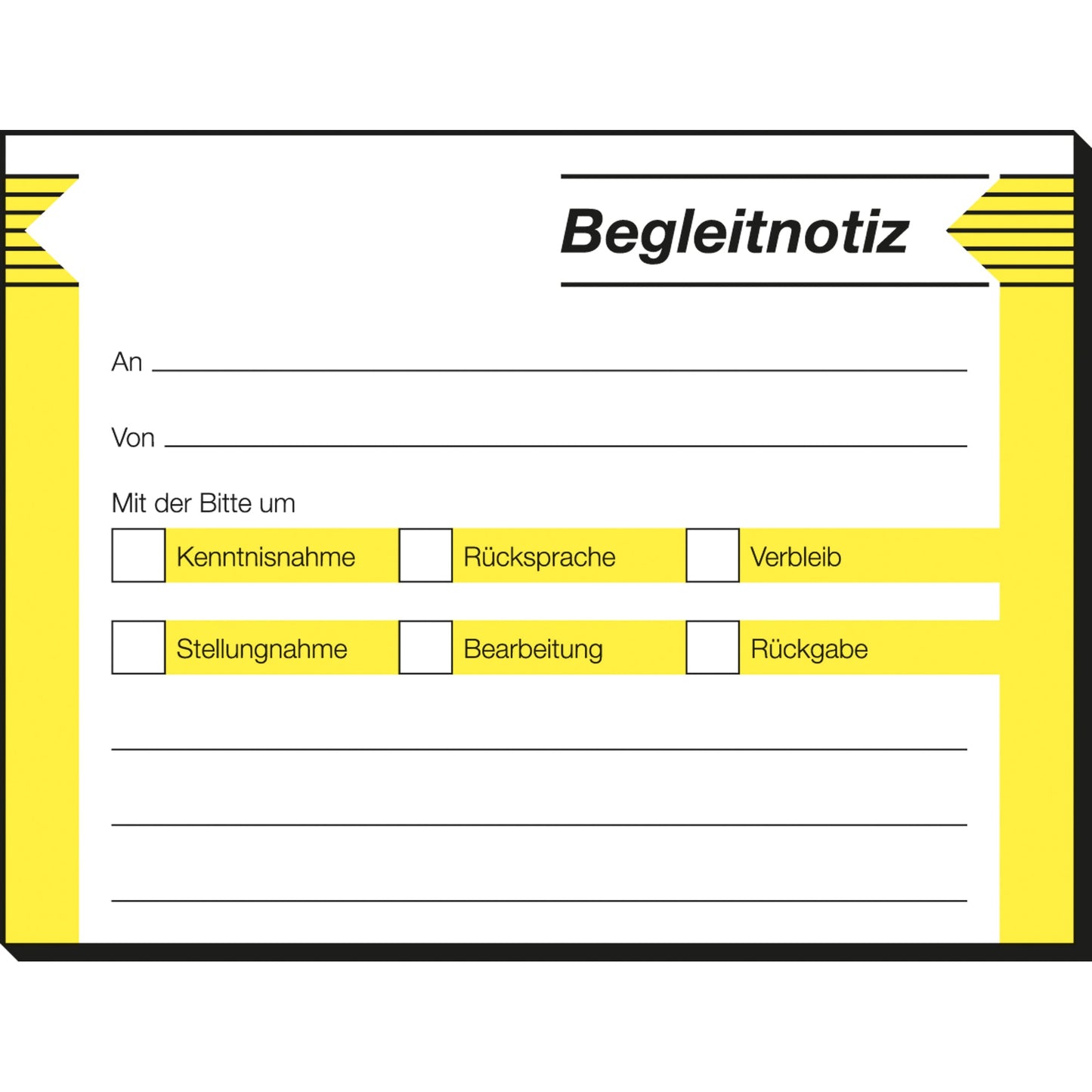 SIGEL Haftnotizformular 100 x 75 mm (B x H) selbstklebend 50 Bl.