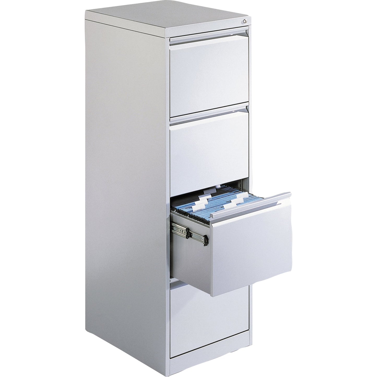 C+P Hängeregistraturschrank Acurado 433 x 1.357 x 590 mm (B x H x T) Stahl, lackiert lichtgrau