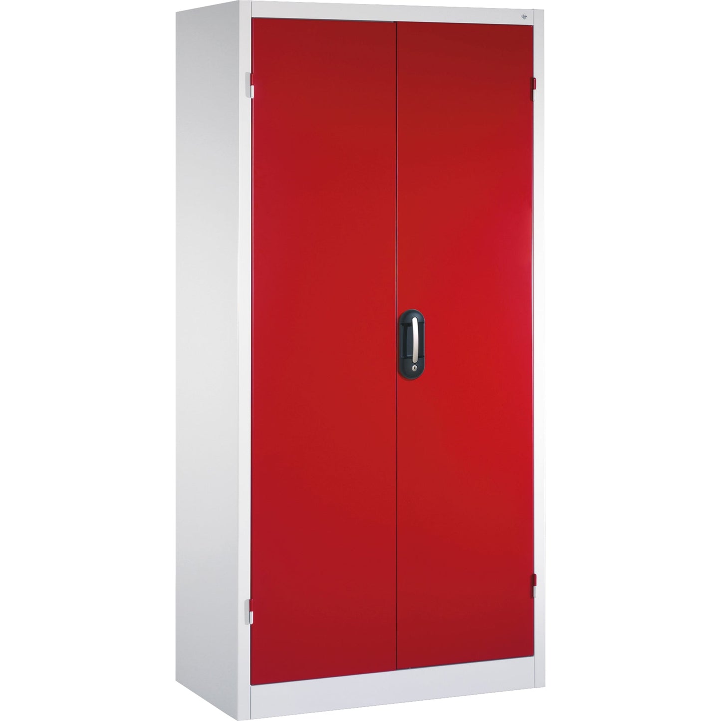 C+P Werkzeugschrank 930 x 1.950 x 600 mm (B x H x T) Stahl, lackiert Farbe der Front: rubinrot Farbe des Korpus: lichtgrau