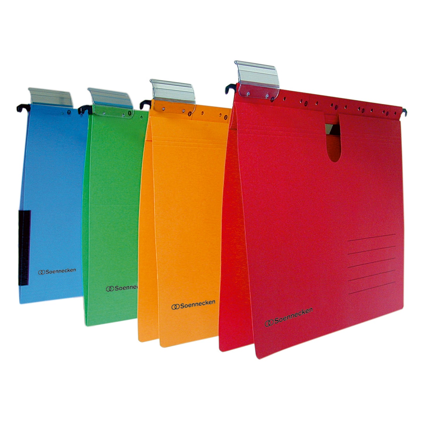 Soennecken Hängehefter DIN A4 220g/m² Recyclingkarton rot 25 St./Pack.