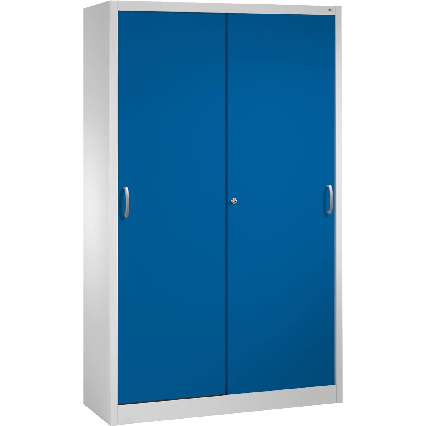C+P Werkzeugschrank Acurado 1.200 x 1.950 x 400 mm (B x H x T) Stahl, lackiert Farbe der Front: enzianblau Farbe des Korpus: lichtgrau