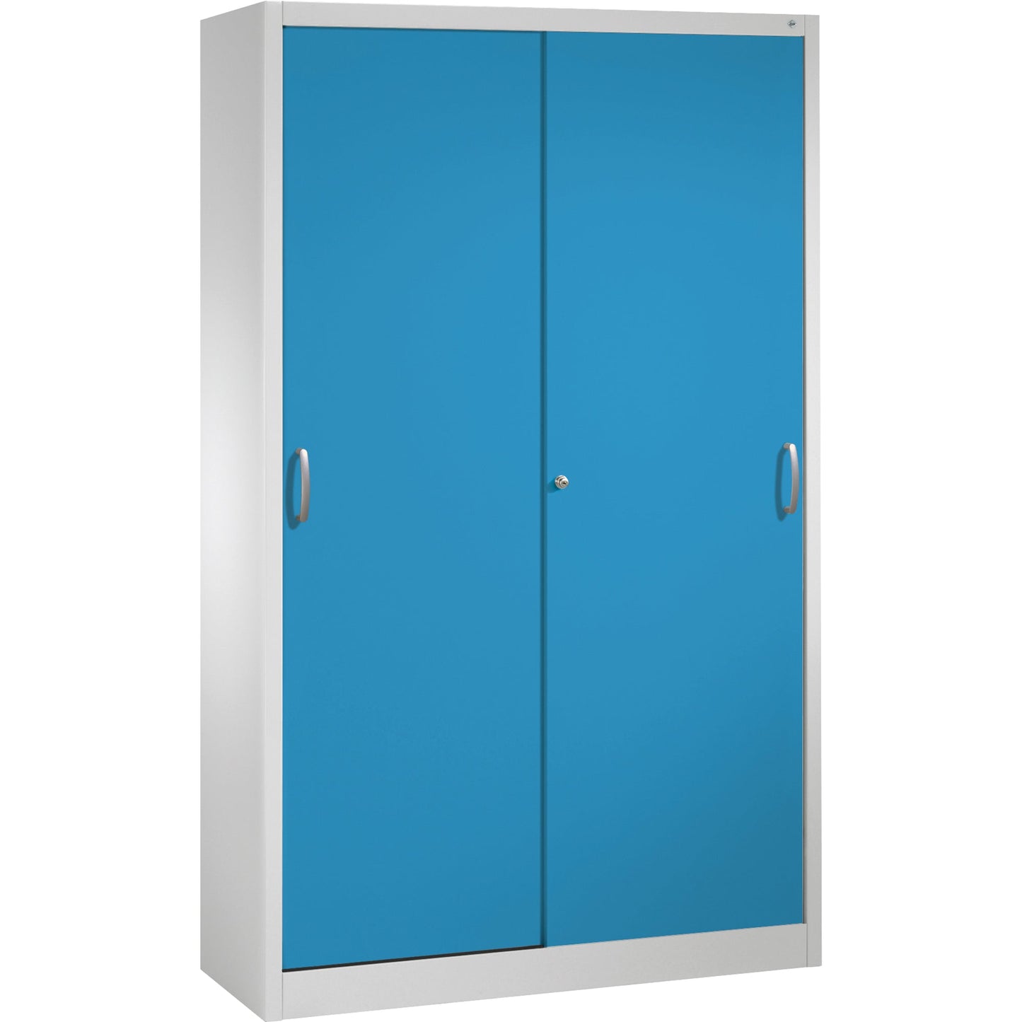 C+P Werkzeugschrank Acurado 1.200 x 1.950 x 400 mm (B x H x T) Stahl, lackiert Farbe der Front: lichtblau Farbe des Korpus: lichtgrau