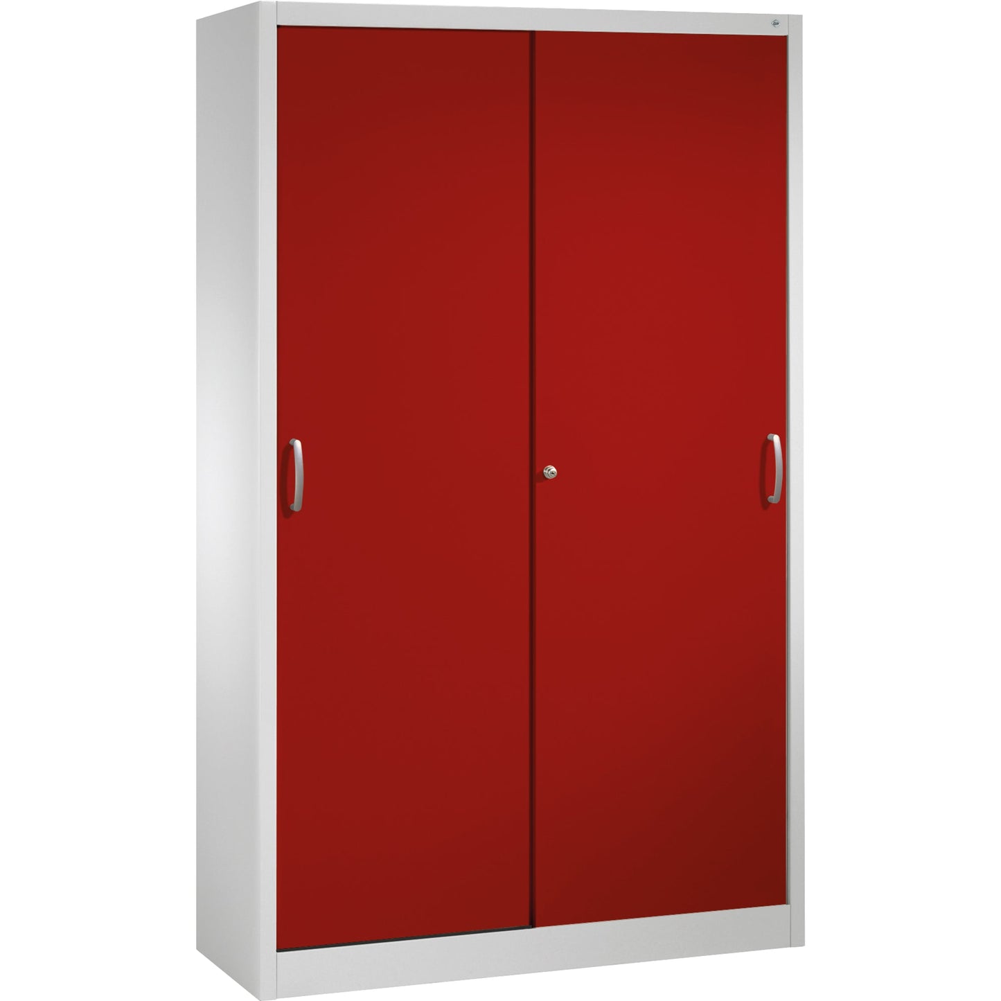 C+P Werkzeugschrank Acurado 1.200 x 1.950 x 400 mm (B x H x T) Stahl, lackiert Farbe der Front: rubinrot Farbe des Korpus: lichtgrau