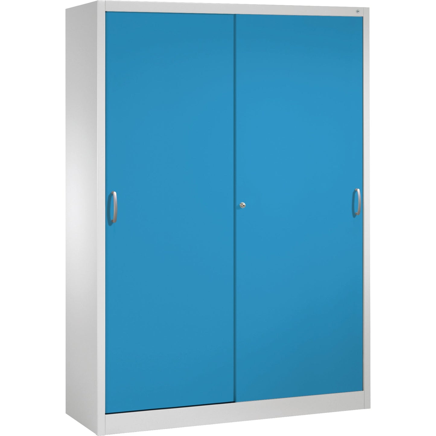 C+P Werkzeugschrank Serie 2000 1.600 x 1.950 x 500 mm (B x H x T) Stahl, lackiert Farbe der Front: lichtblau Farbe des Korpus: lichtgrau