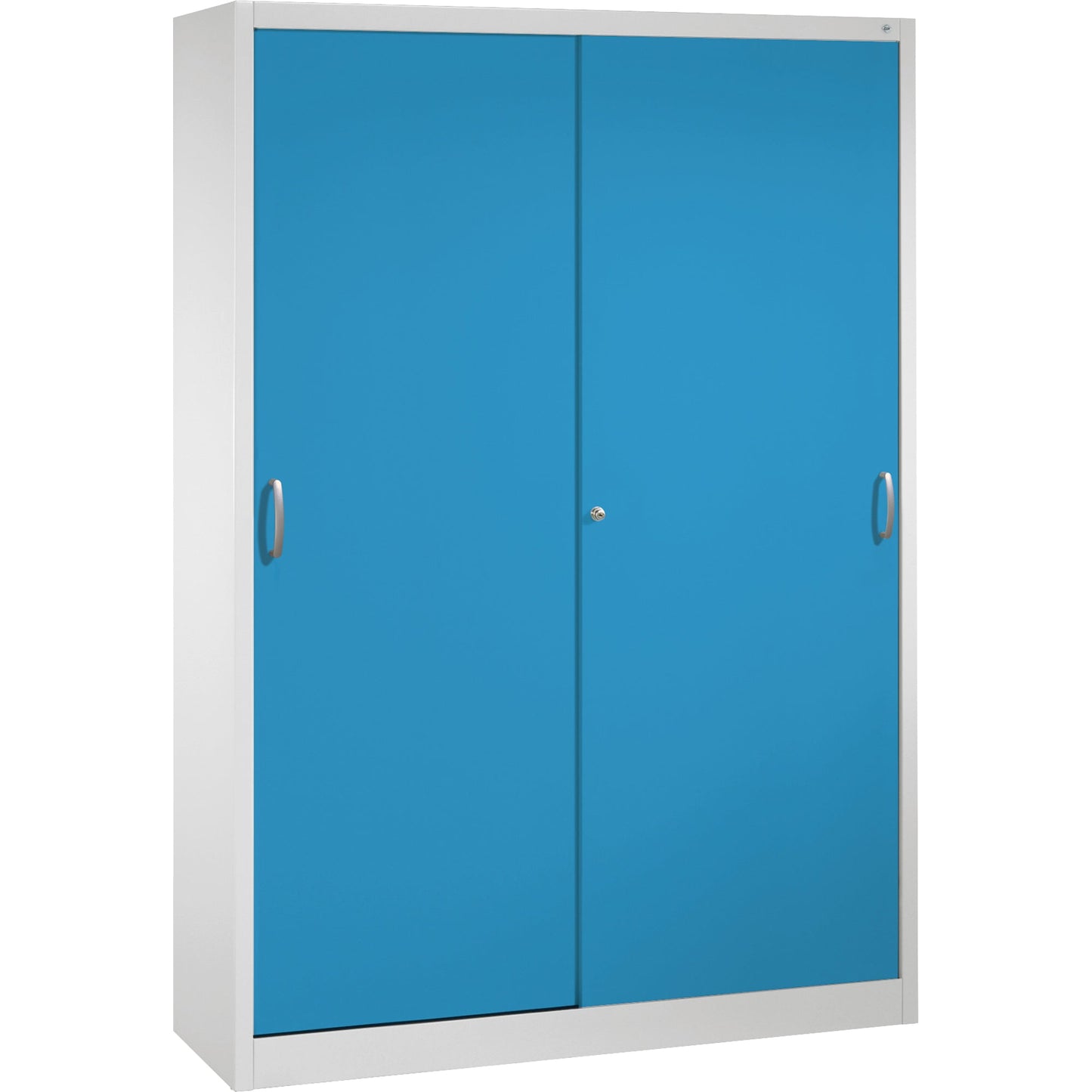 C+P Werkzeugschrank Serie 2000 1.600 x 1.950 x 400 mm (B x H x T) Stahl, lackiert Farbe der Front: lichtblau Farbe des Korpus: lichtgrau