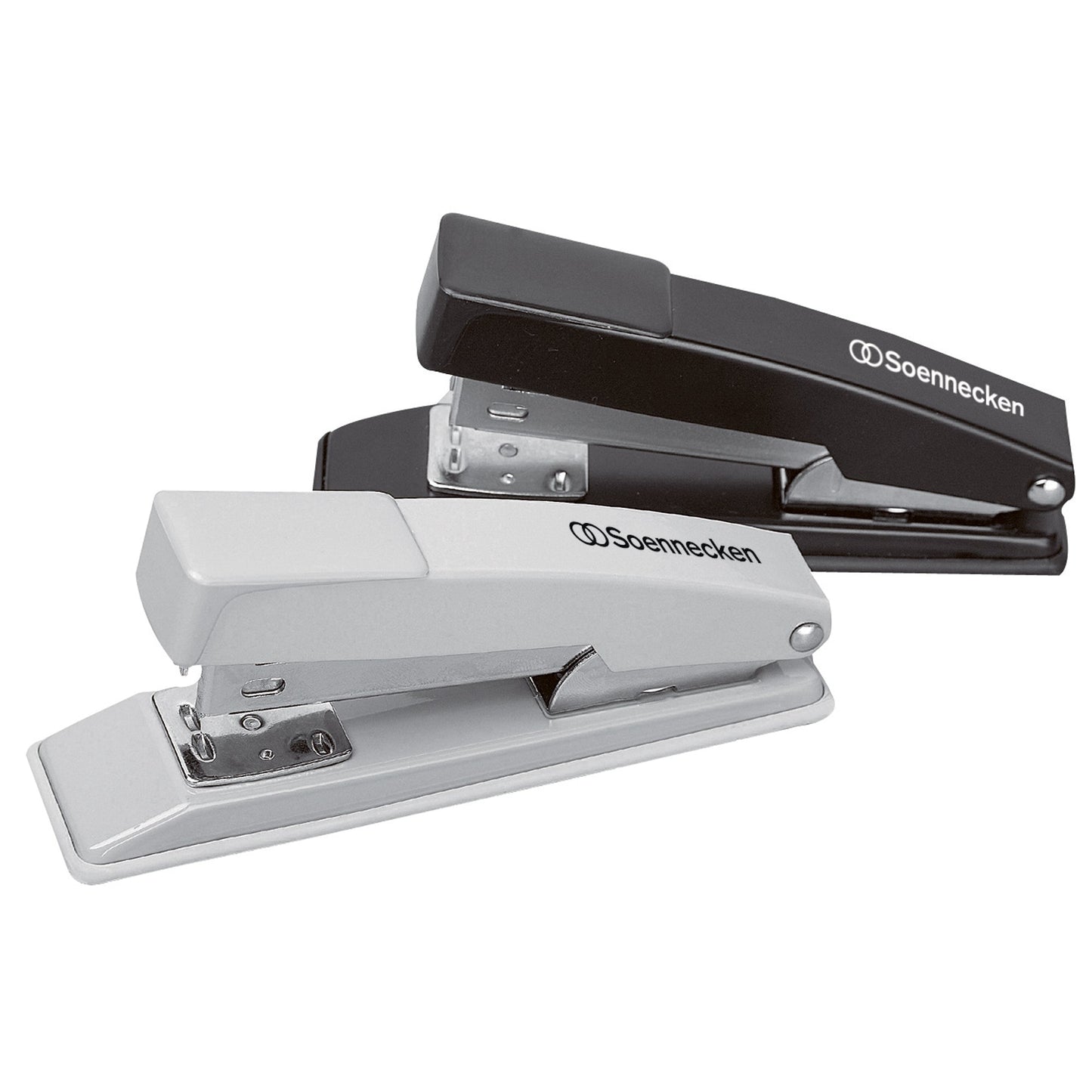 Soennecken Heftgerät 24/6, 26/6 fest/lösbar/nageln 15 Bl. (80 g/m²) Metall schwarz