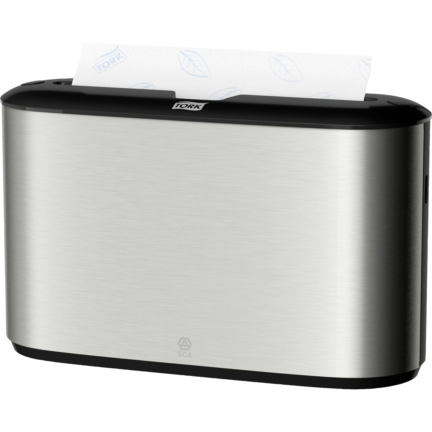 Tork Handtuchspender XPress® Interfold-Falz / W-Falz 32,3 x 21,8 x 11,6 cm (B x H x T) Metall/Kunststoff edelstahl/schwarz