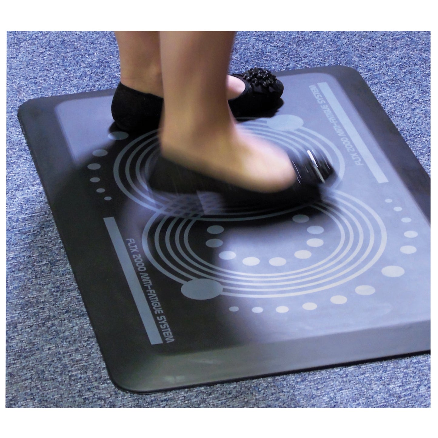 AFS-TEX Anti-Ermüdungsmatte AFS-TexT SYSTEM 2000 40 x 60 cm (B x T) Polyurethan mitternachtsschwarz