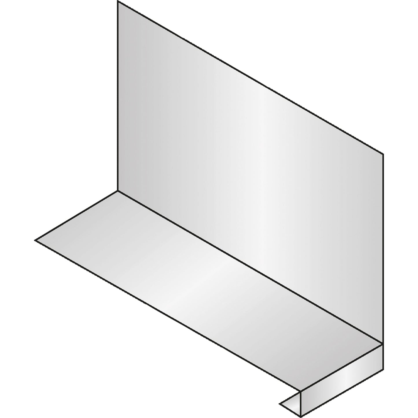C+P Buchstütze Serie 1000 10 x 20 x 29 cm (B x H x T) Stahl, lackiert lichtgrau