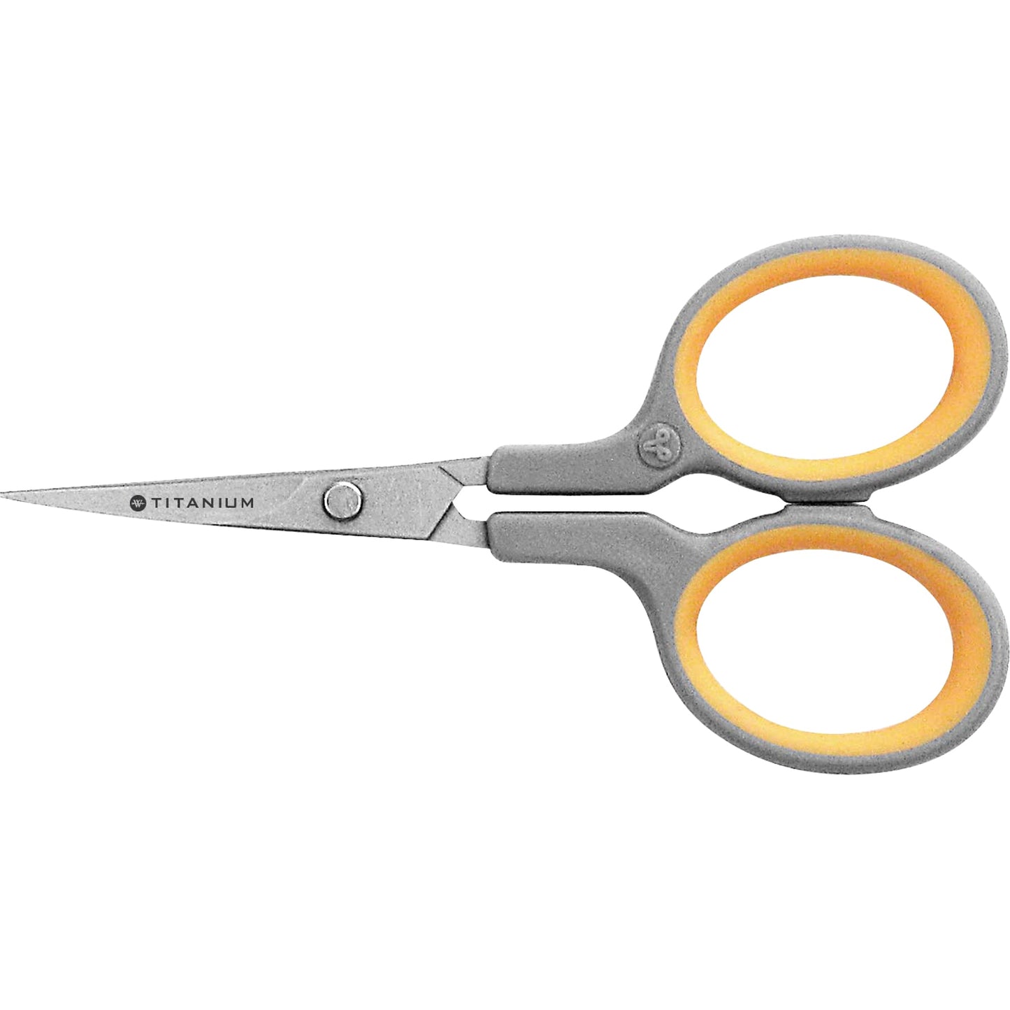 Westcott Universalschere Titanium Super 100mm Links- und Rechtshänder Stahl grau/gelb