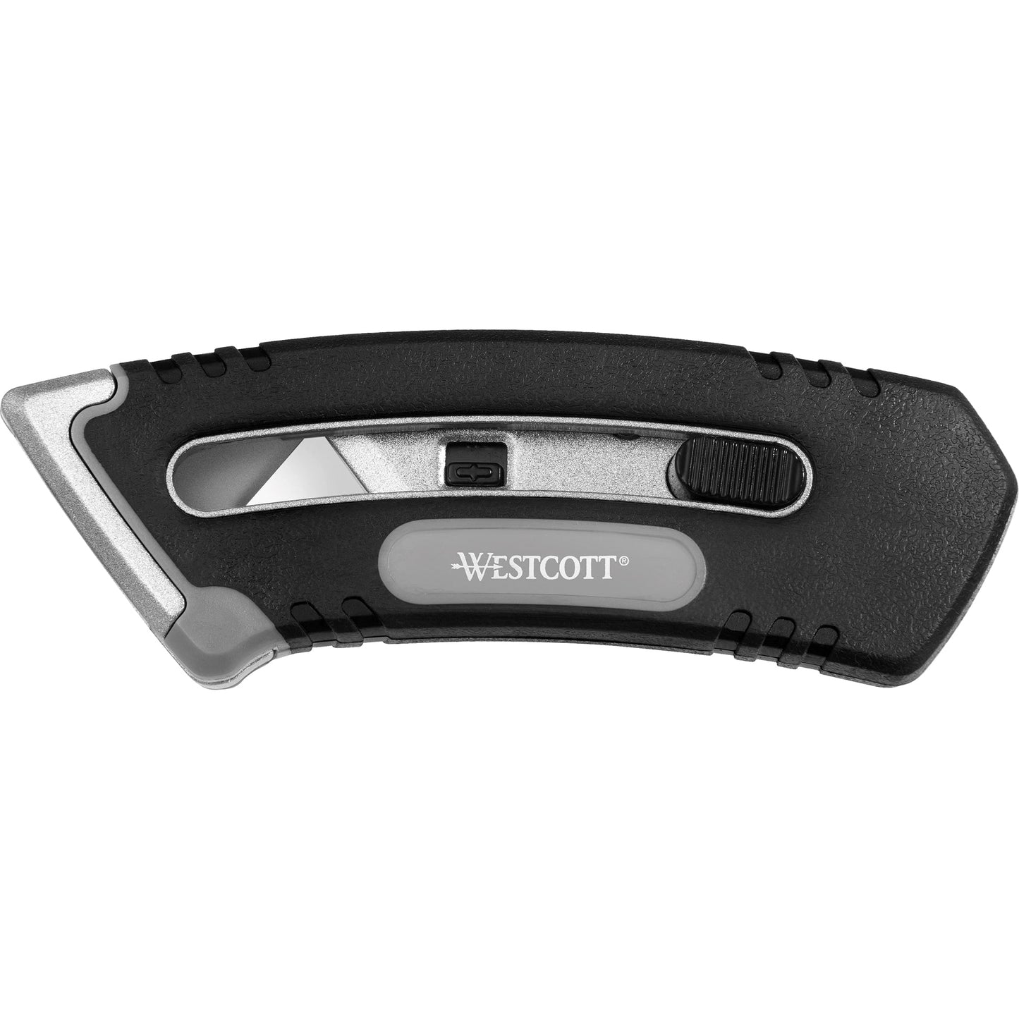 Westcott Sicherheitsmesser Collapsible Utility Mehrweg 18mm 1 Glied Carbonstahl schwarz/silber